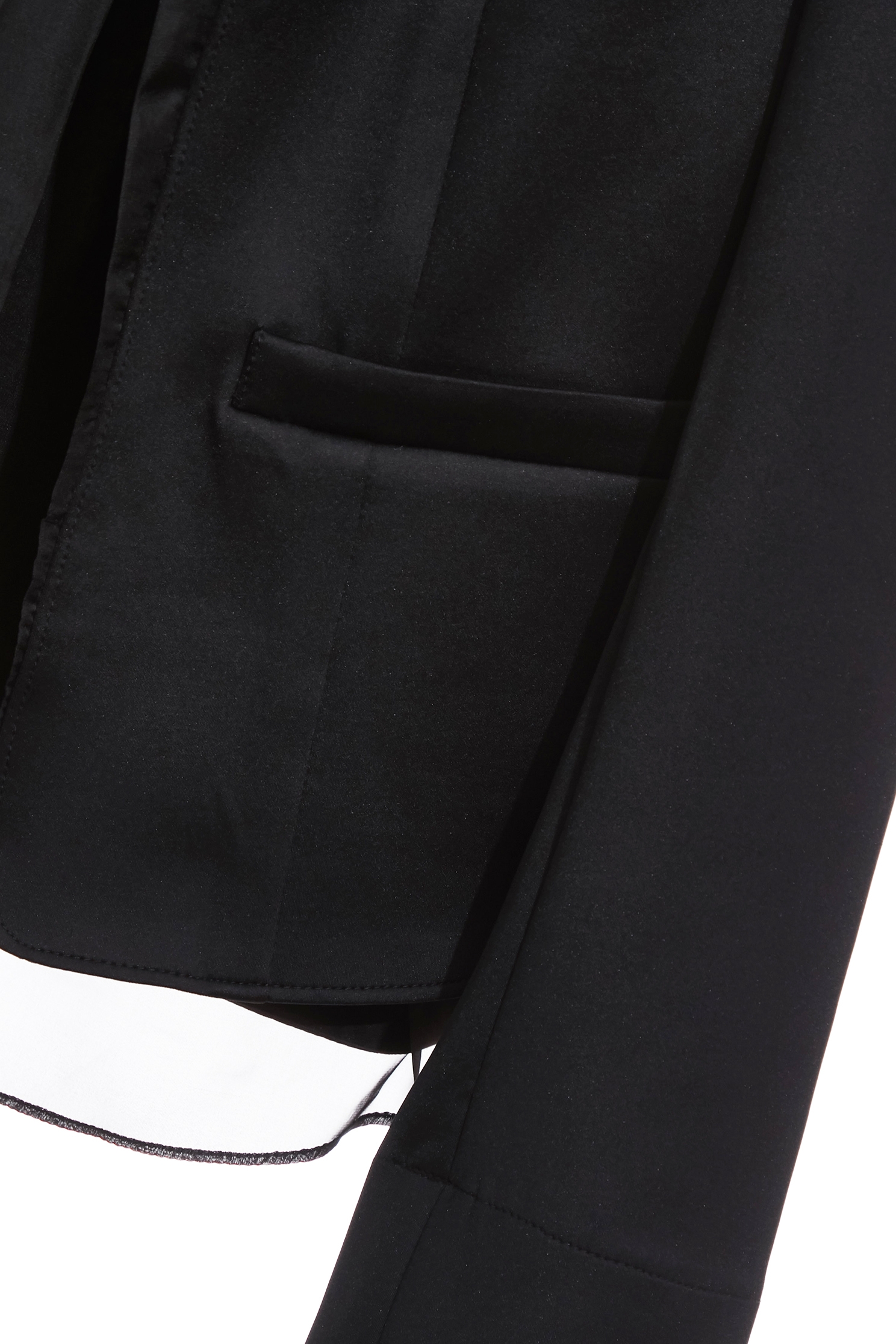 異材拼接四面彈變化短版外套異材拼接四面彈變化短版外套,一般外套,外套,春夏穿搭,黑色外套