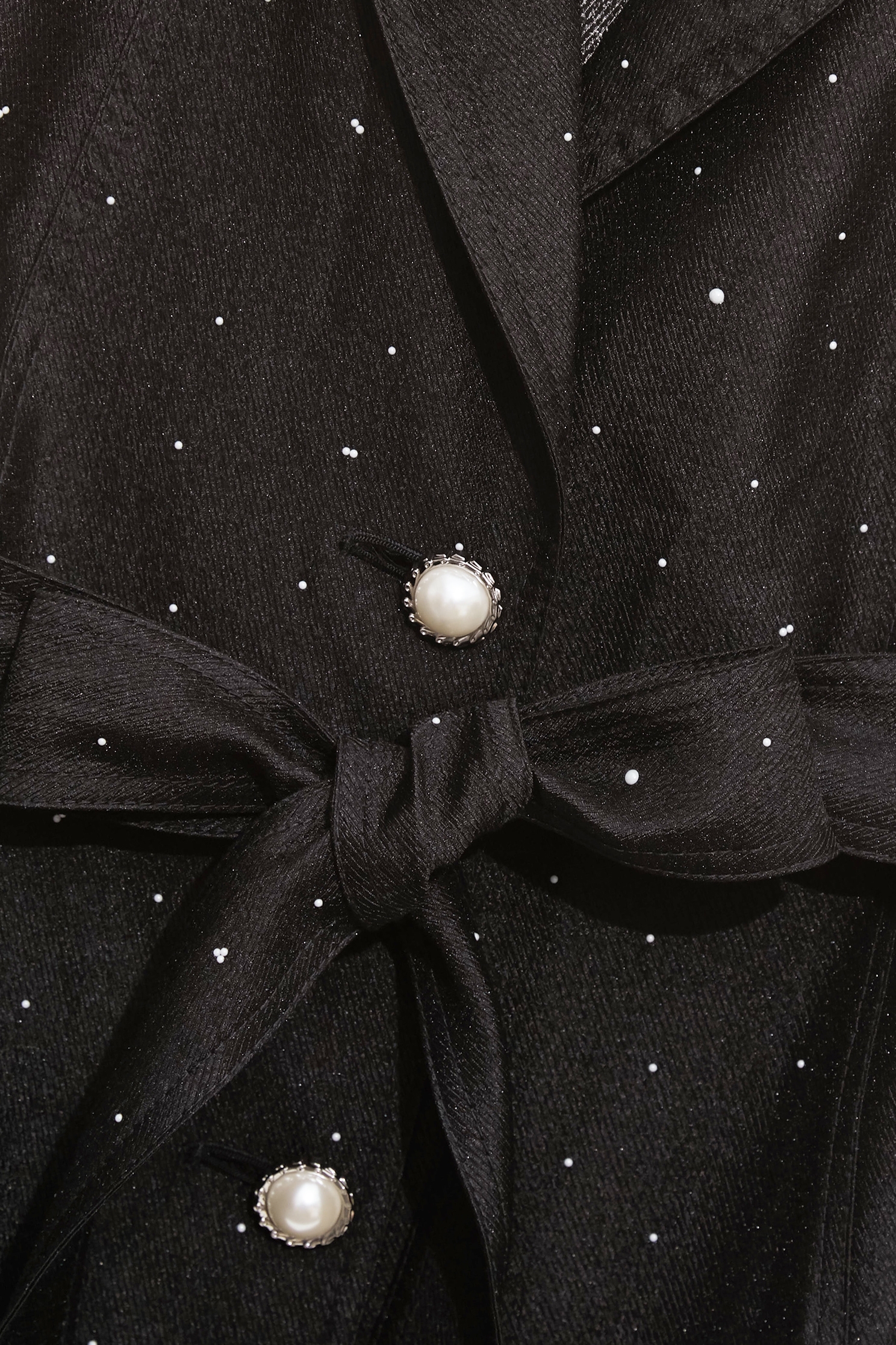 珍珠燙飾長版風衣外套珍珠燙飾長版風衣外套,一般外套,外套,春夏穿搭,珍珠