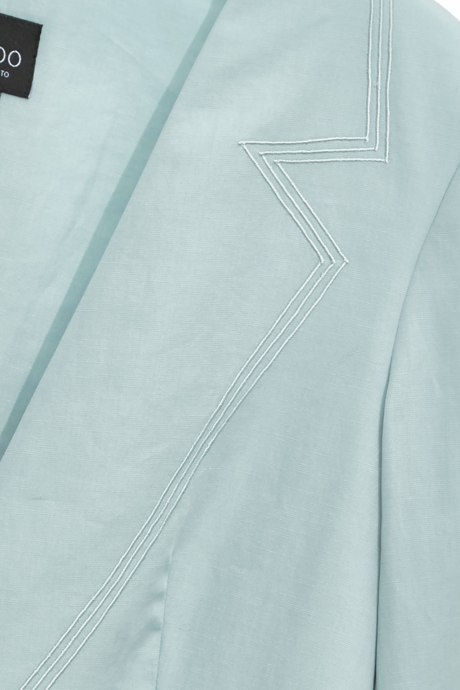 海沫綠繡領線條西裝外套海沫綠繡領線條西裝外套,上班OL穿搭,人氣商品,外套,春夏穿搭,時髦成套搭配,繡花,西裝外套