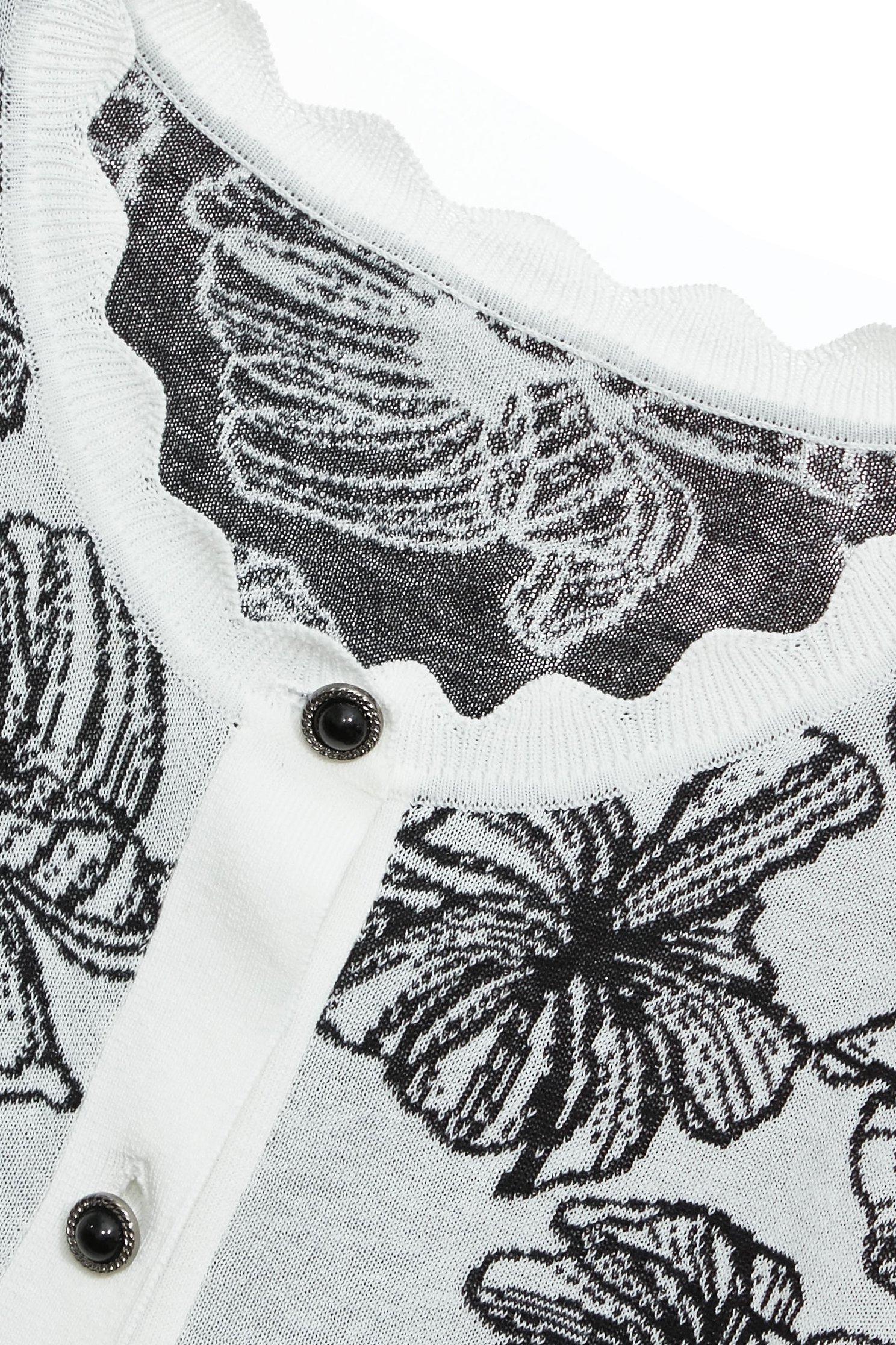 手繪線條花圖騰針織外罩手繪線條花圖騰針織外罩,春夏穿搭,時髦成套搭配,純棉,針織外套