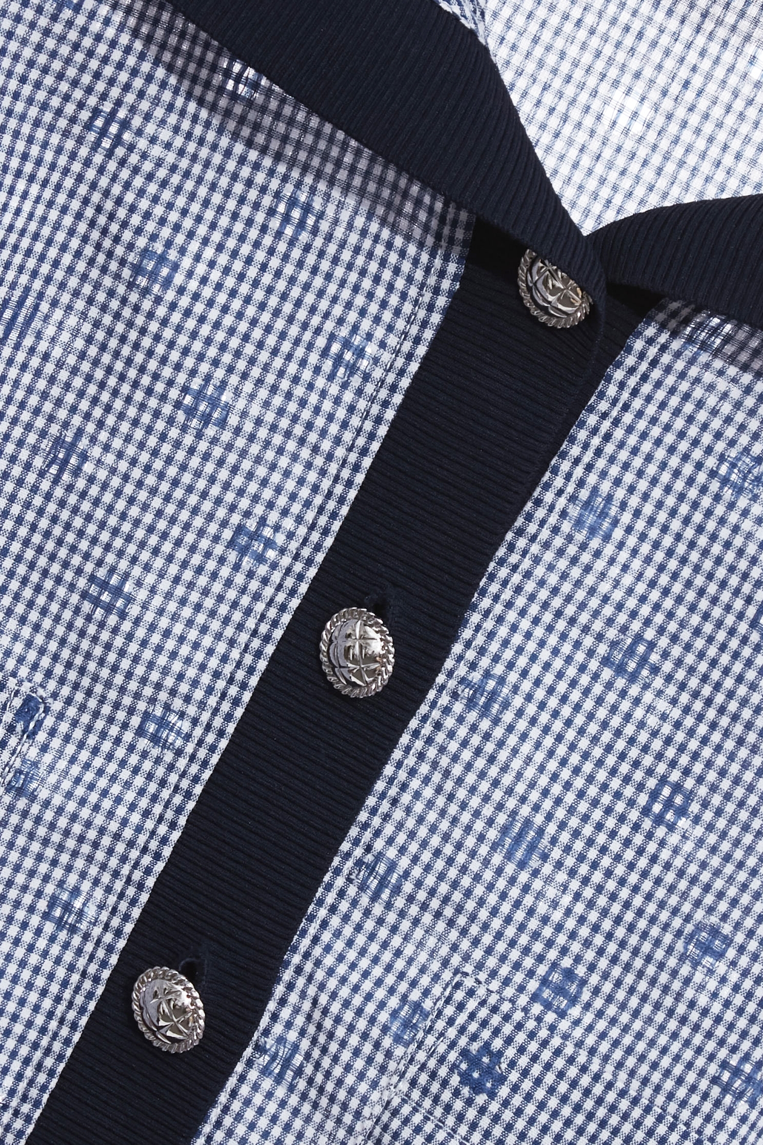 水手藍簍空點點外套水手藍簍空點點外套,上班OL穿搭,外套,時髦成套搭配,格紋,波點,秋冬穿搭,連帽外套,針織,長袖外套