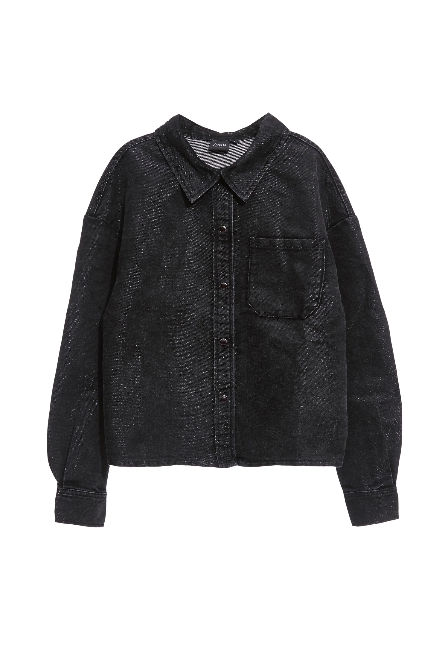 帶蔥光澤感牛仔外套帶蔥光澤感牛仔外套,上班OL穿搭,丹寧,外套,時髦成套搭配,牛仔,牛仔外套,秋冬穿搭,襯衫