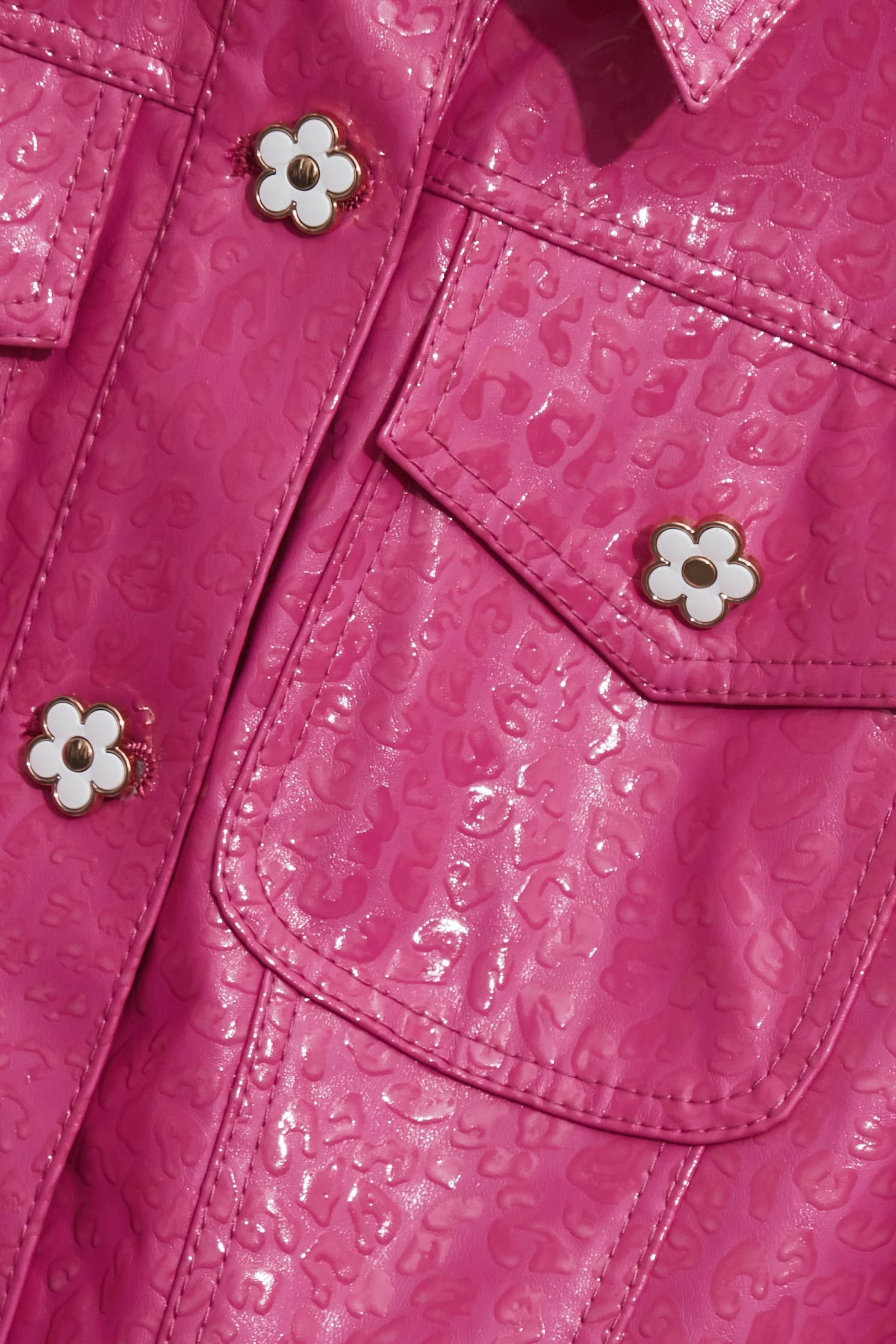 光澤感桃色豹紋外套光澤感桃色豹紋外套,一般外套,人氣商品,外套,派對特輯,皮革,秋冬穿搭,約會特輯,花花世界