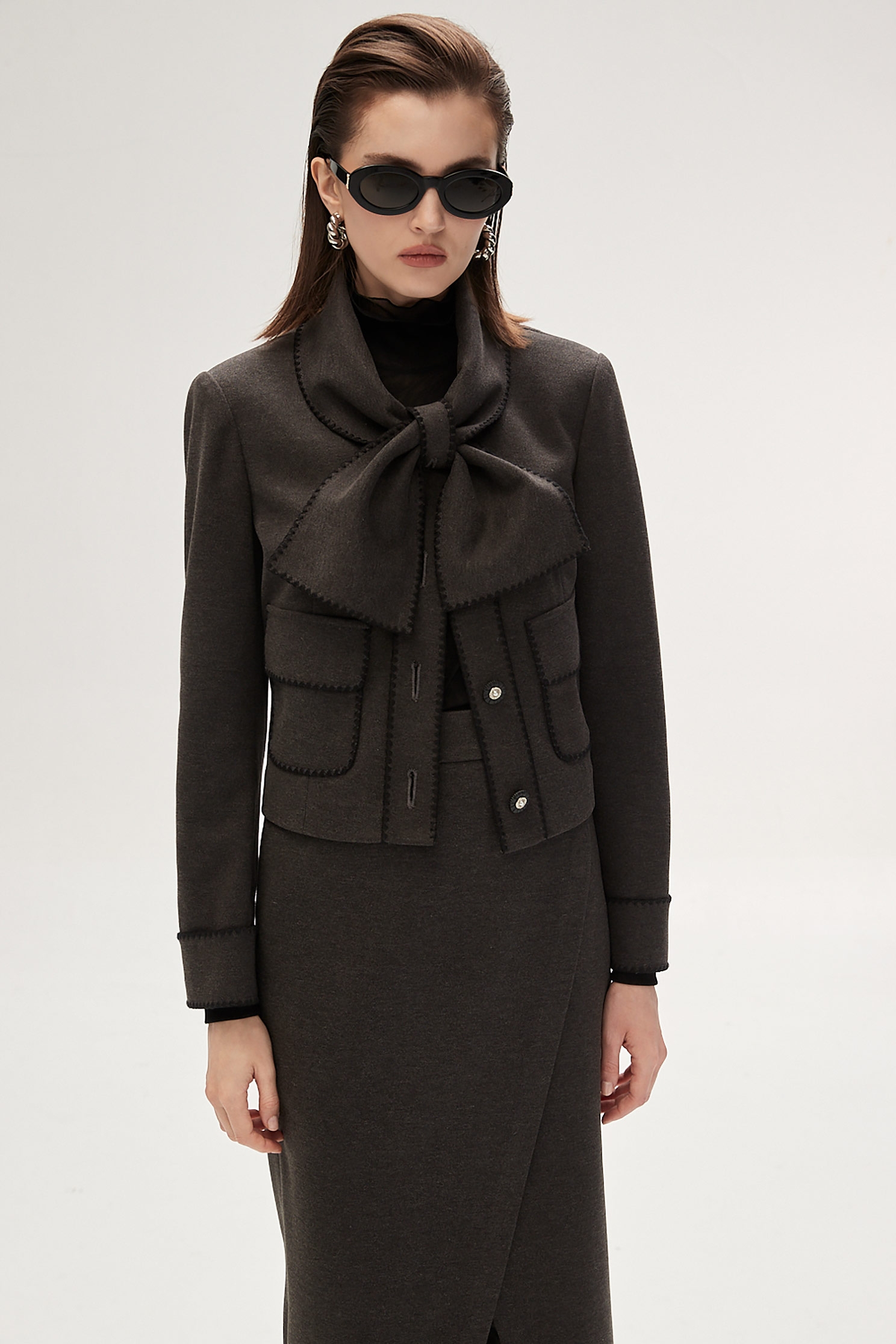 小香風刺繡鑲邊外套小香風刺繡鑲邊外套,一般外套,人氣商品,刺繡,外套,小香風,春夏穿搭,珍珠