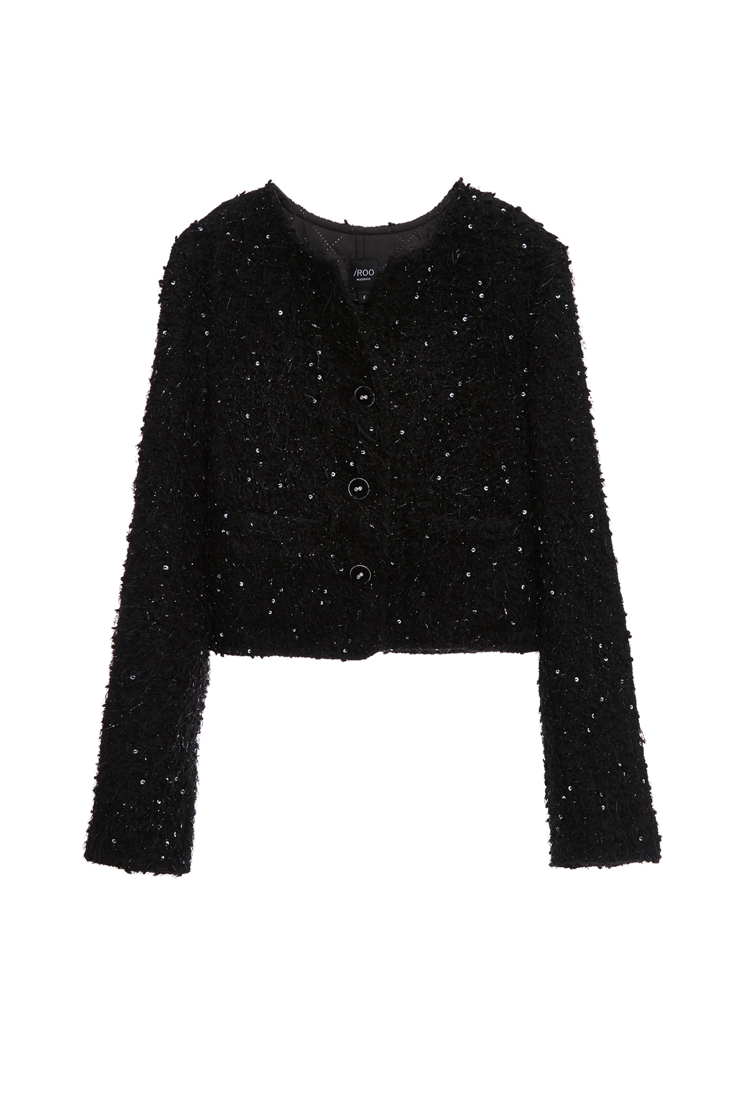 花呢崁亮片羽毛紗小香短外套花呢崁亮片羽毛紗小香短外套,一般外套,上班OL穿搭,人氣商品,外套,小香風外套,時髦成套搭配,派對特輯,秋冬穿搭