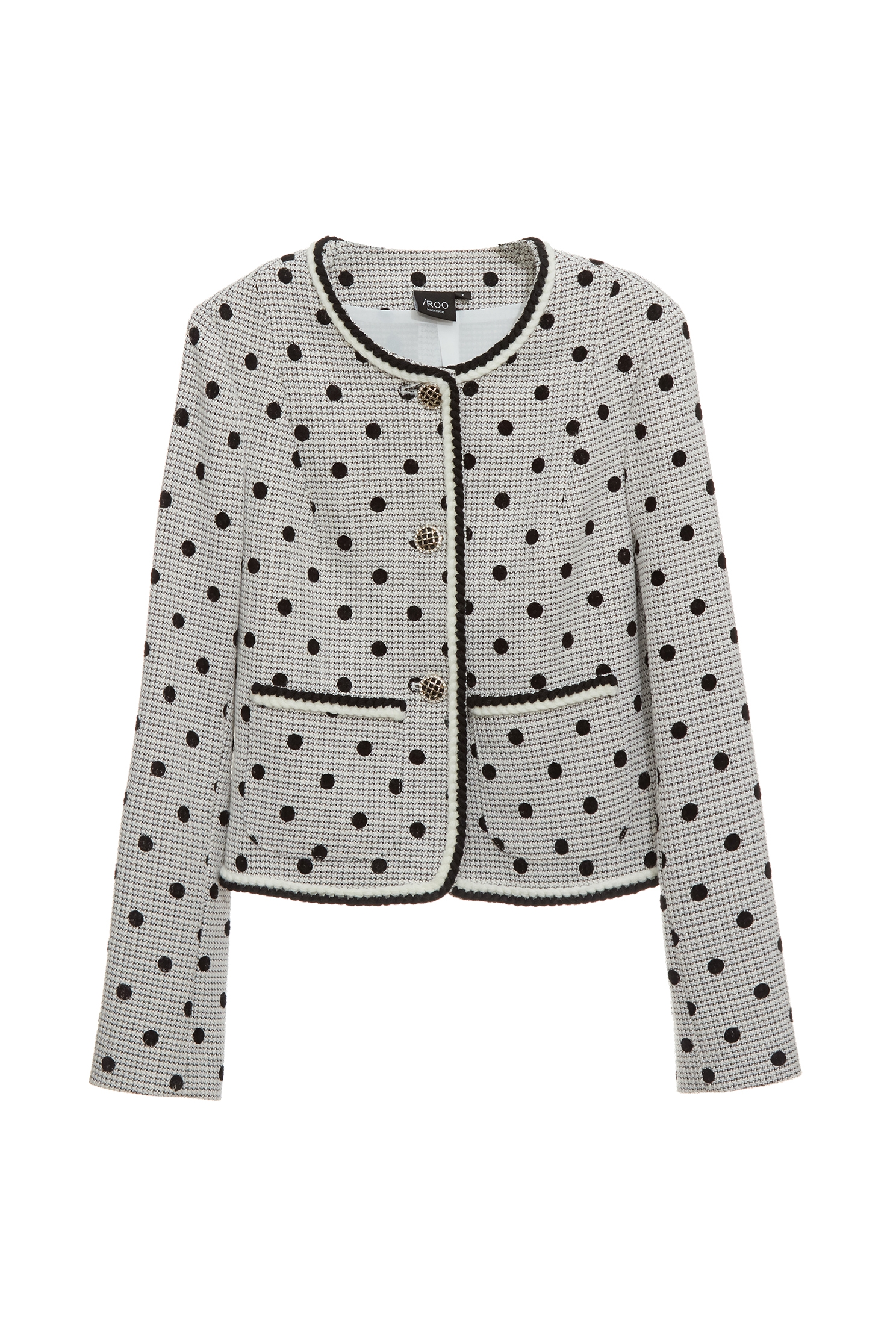 十字紋提花點點植絨外套十字紋提花點點植絨外套,一般外套,人氣商品,外套,春夏穿搭,時髦成套搭配,波點