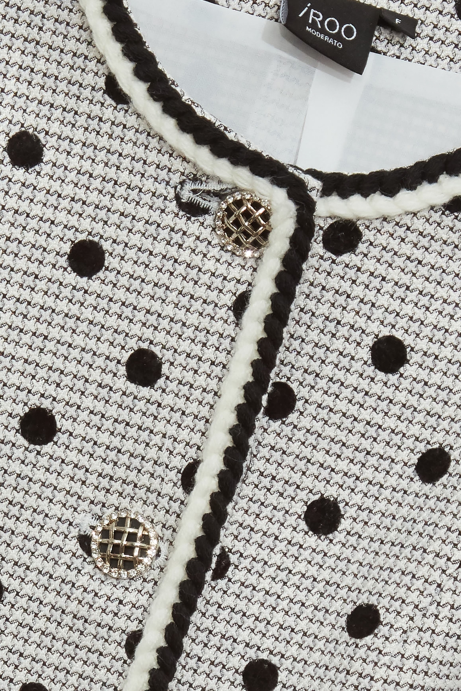 十字紋提花點點植絨外套十字紋提花點點植絨外套,一般外套,人氣商品,外套,春夏穿搭,時髦成套搭配,波點