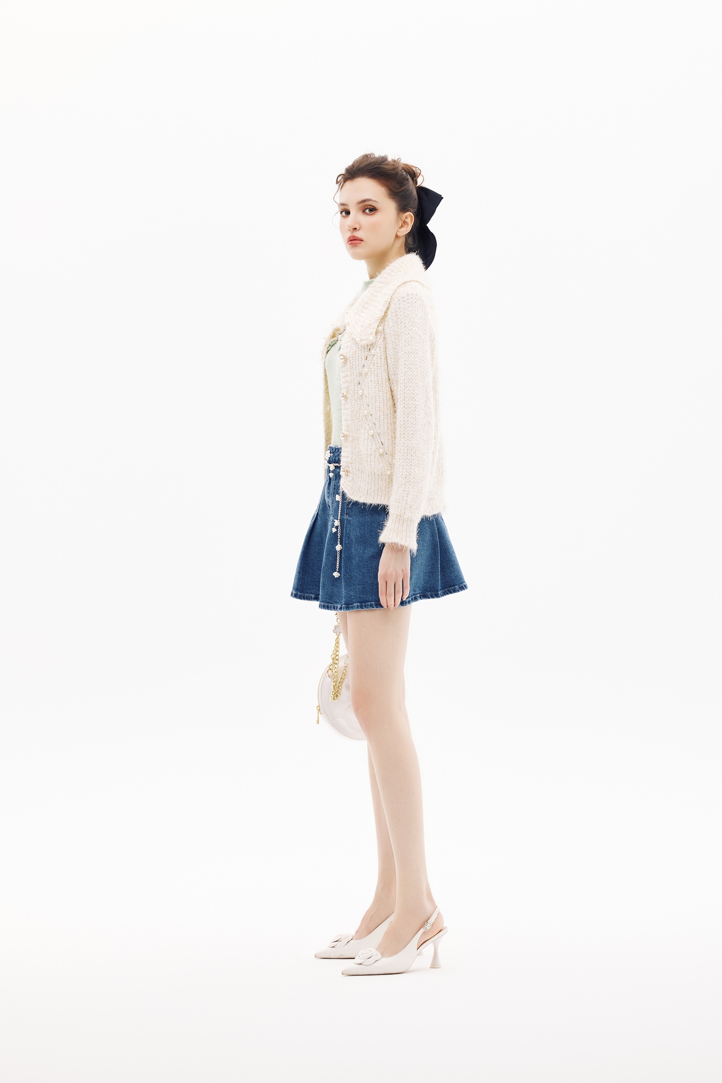 金蔥流蘇開襟針織外套金蔥流蘇開襟針織外套,外套,春夏穿搭,珍珠,約會特輯,針織,針織外套