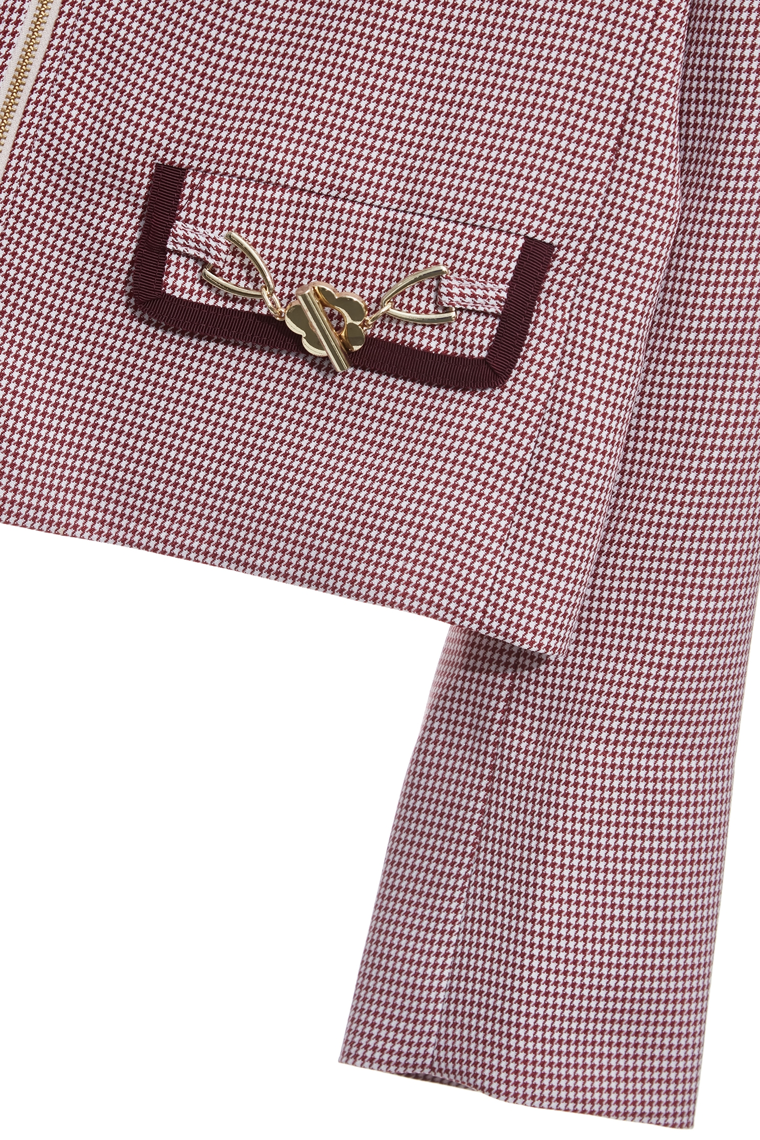 櫻桃巧克力色格紋外套櫻桃巧克力色格紋外套,人氣商品,外套,春夏穿搭,格紋,連帽外套,長袖外套