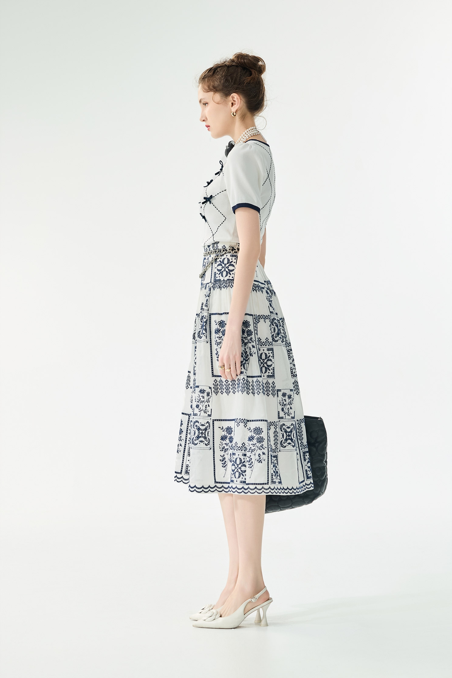 溫室花園繡花長裙溫室花園繡花長裙,春夏穿搭,繡花,長裙