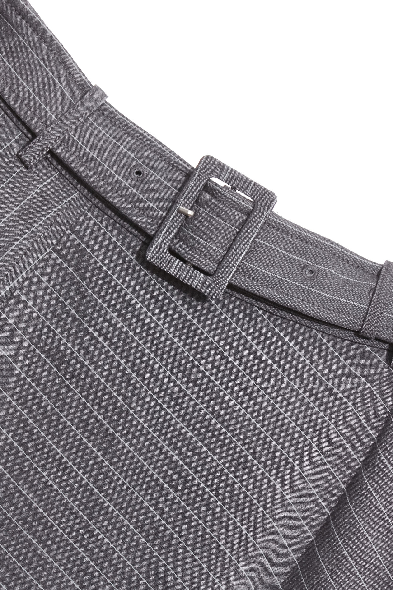 靜謐灰細條紋造型長裙靜謐灰細條紋造型長裙,上班OL穿搭,人氣商品,條紋,秋冬穿搭,長裙