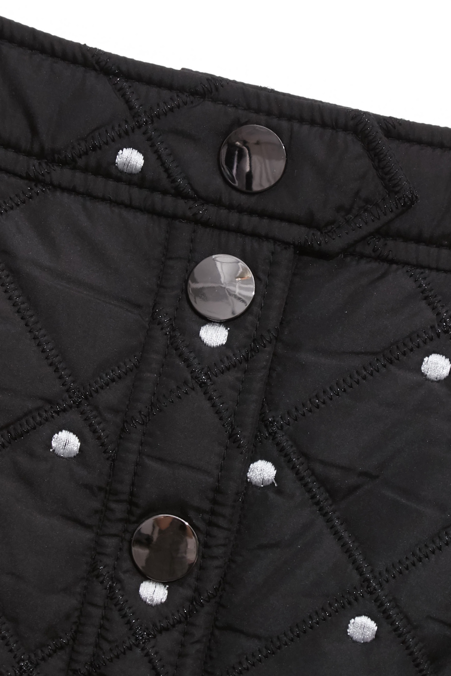 黑底白點菱形格鋪棉短裙黑底白點菱形格鋪棉短裙,上班OL穿搭,波點,短裙,秋冬穿搭,約會特輯