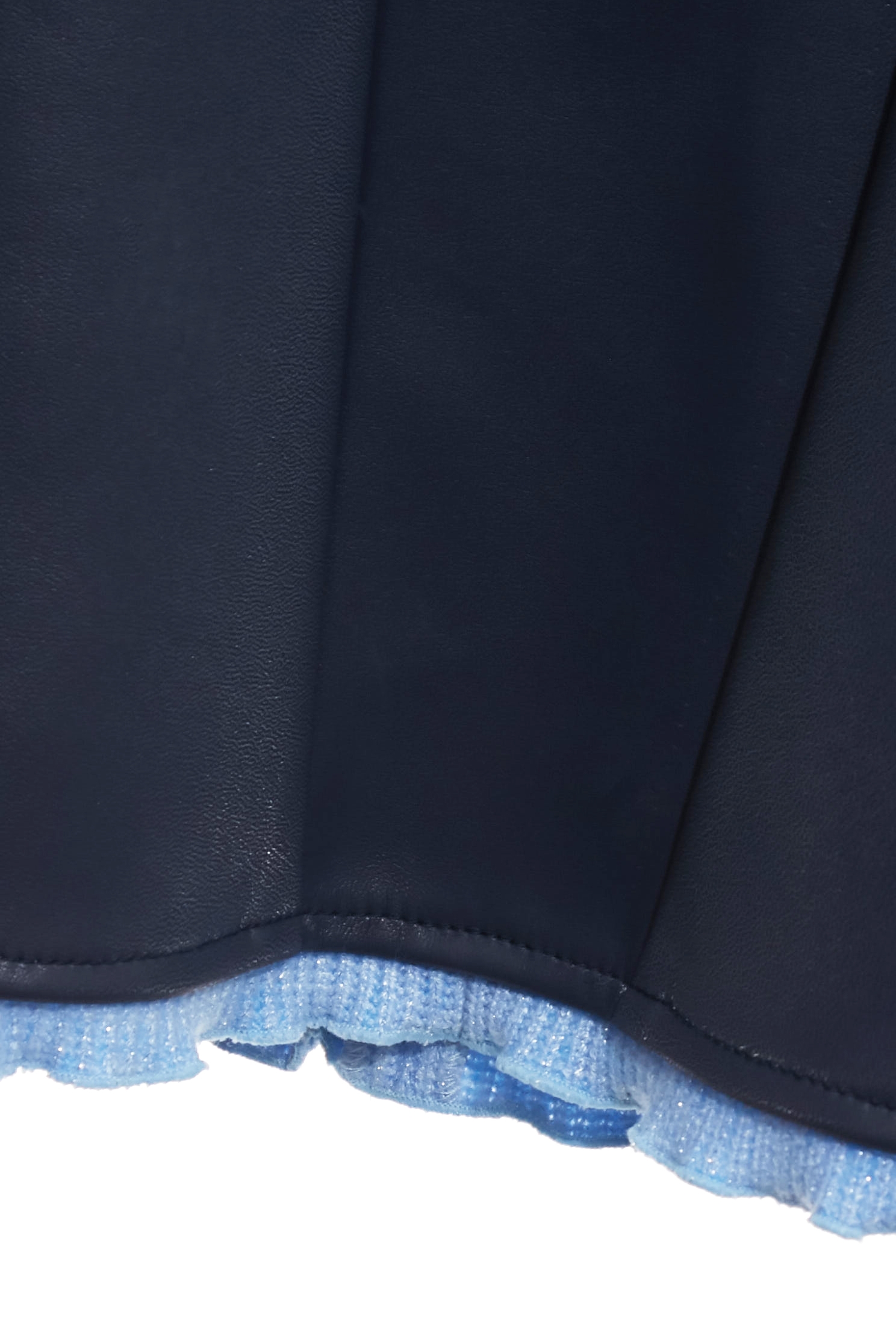 海軍藍綴羅紋下擺長裙海軍藍綴羅紋下擺長裙,上班OL穿搭,派對特輯,皮革,秋冬穿搭,約會特輯,長裙