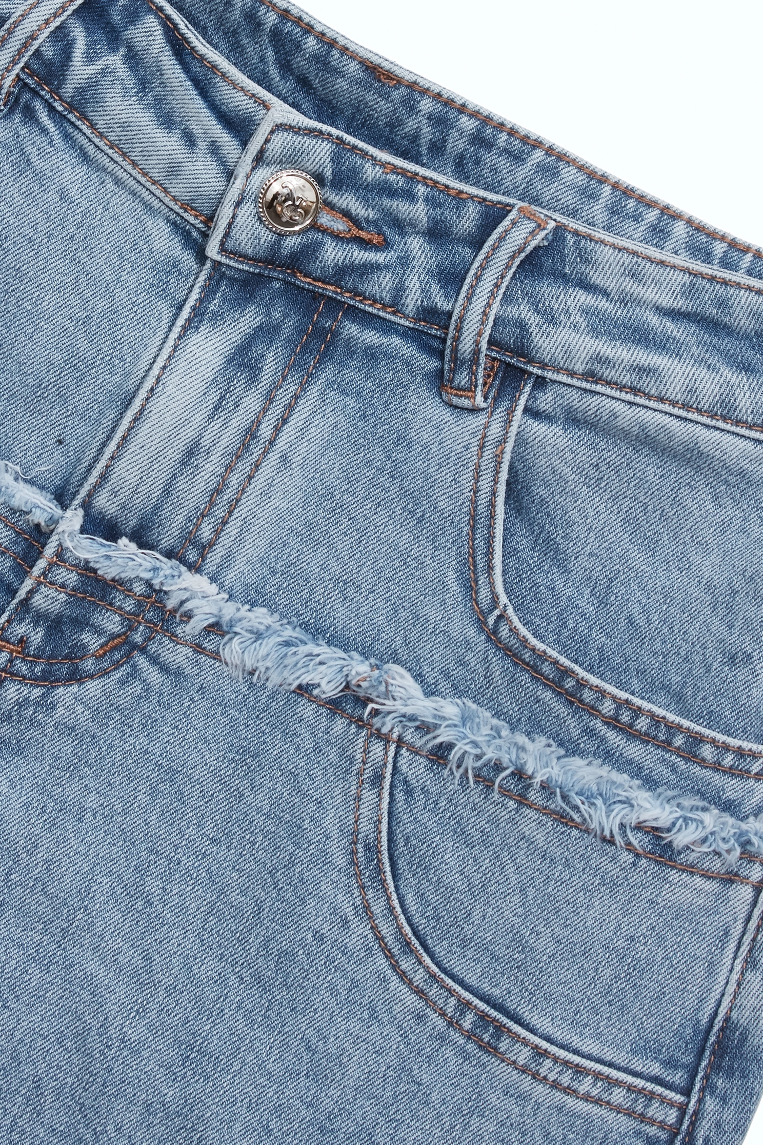 雙層拼接裙身牛仔裙雙層拼接裙身牛仔裙,春夏穿搭,牛仔,牛仔短裙,牛仔裙