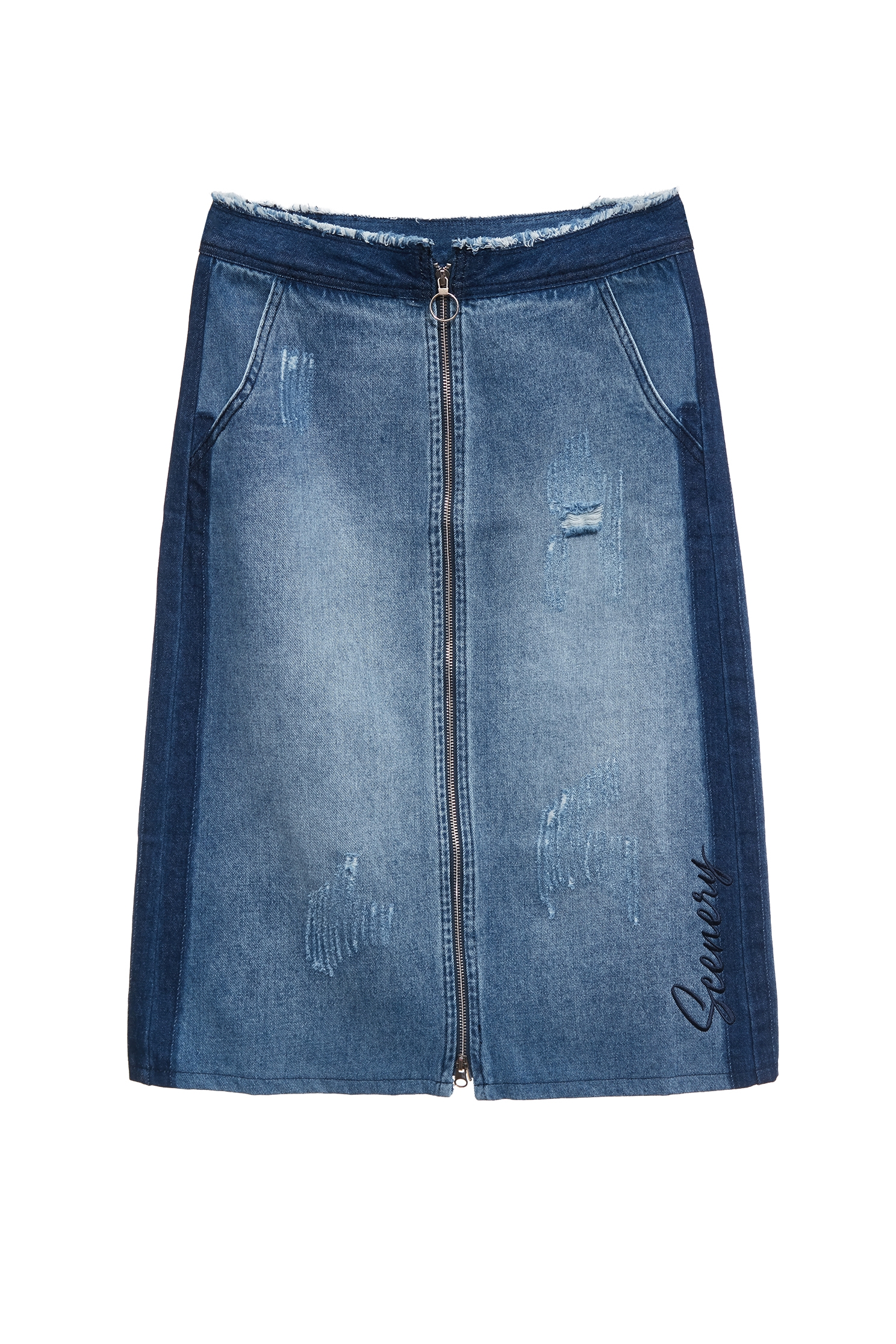 顯瘦刷色牛仔長裙顯瘦刷色牛仔長裙,丹寧,刺繡,春夏穿搭,牛仔,牛仔裙,約會特輯,輕奢度假,輕奢渡假,長裙