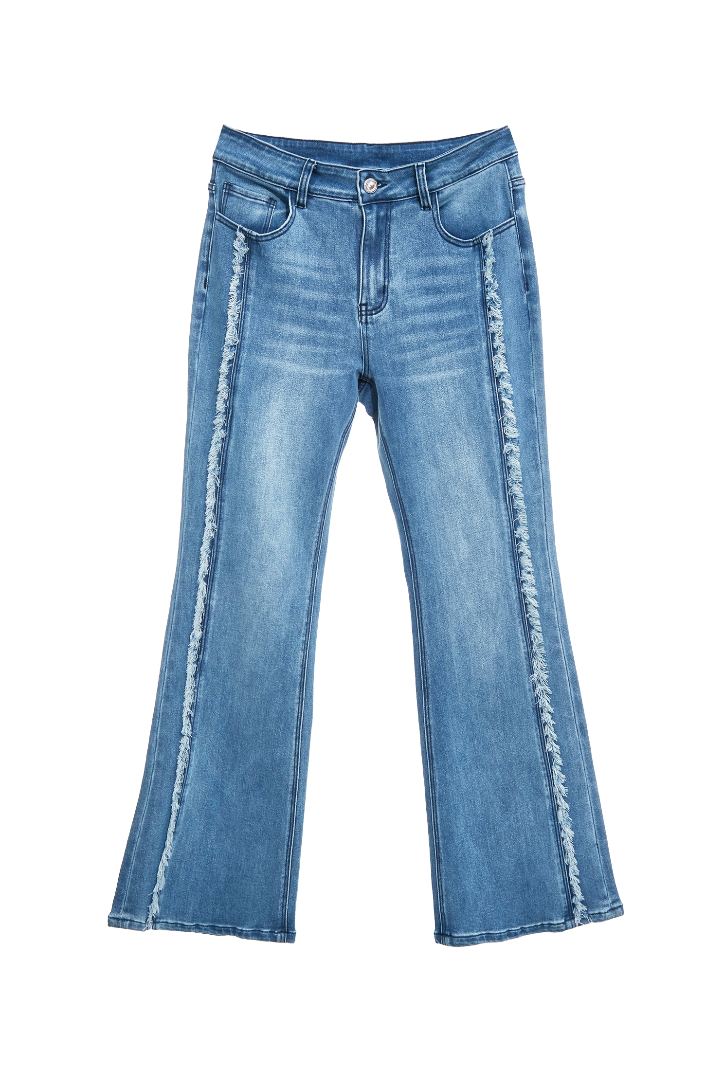 顯瘦切割線牛仔喇叭褲顯瘦切割線牛仔喇叭褲,春夏穿搭,牛仔,牛仔褲,褲子