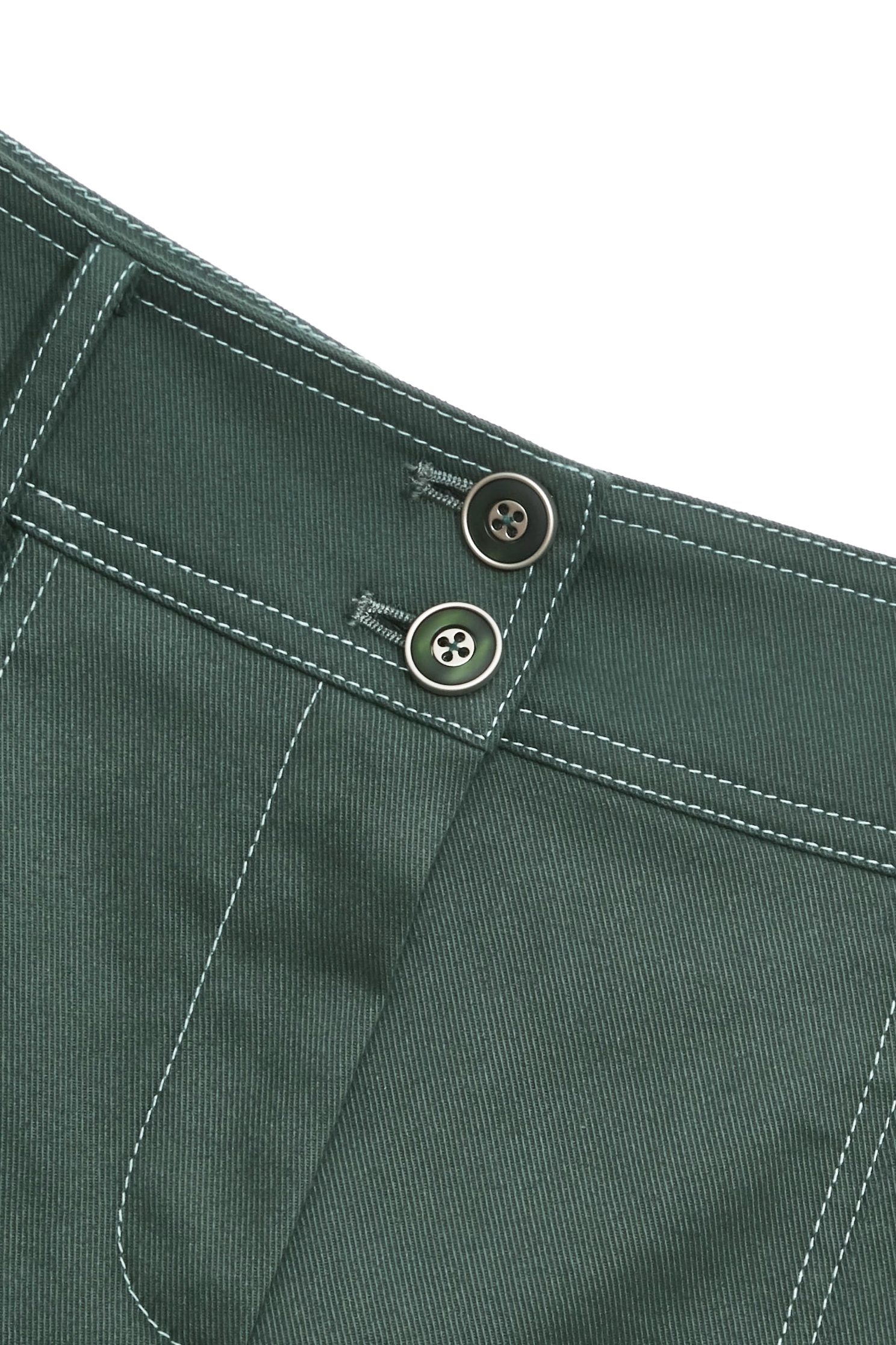 高山綠跳色壓線短褲高山綠跳色壓線短褲,丹寧,春夏穿搭,牛仔,短褲,輕奢度假,輕奢渡假