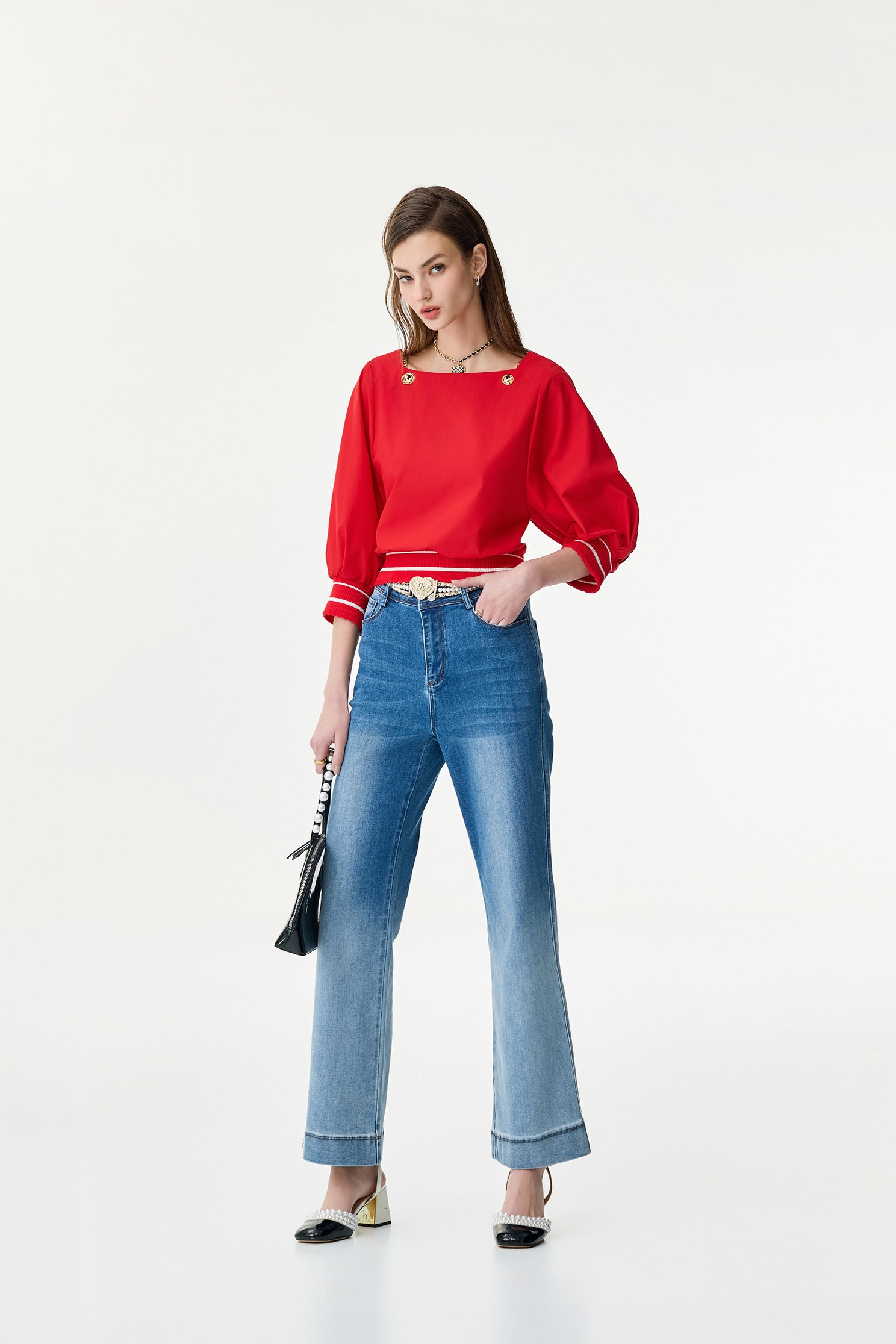 漸層淡白水洗牛仔褲漸層淡白水洗牛仔褲,丹寧,春夏穿搭,牛仔,牛仔褲,約會特輯