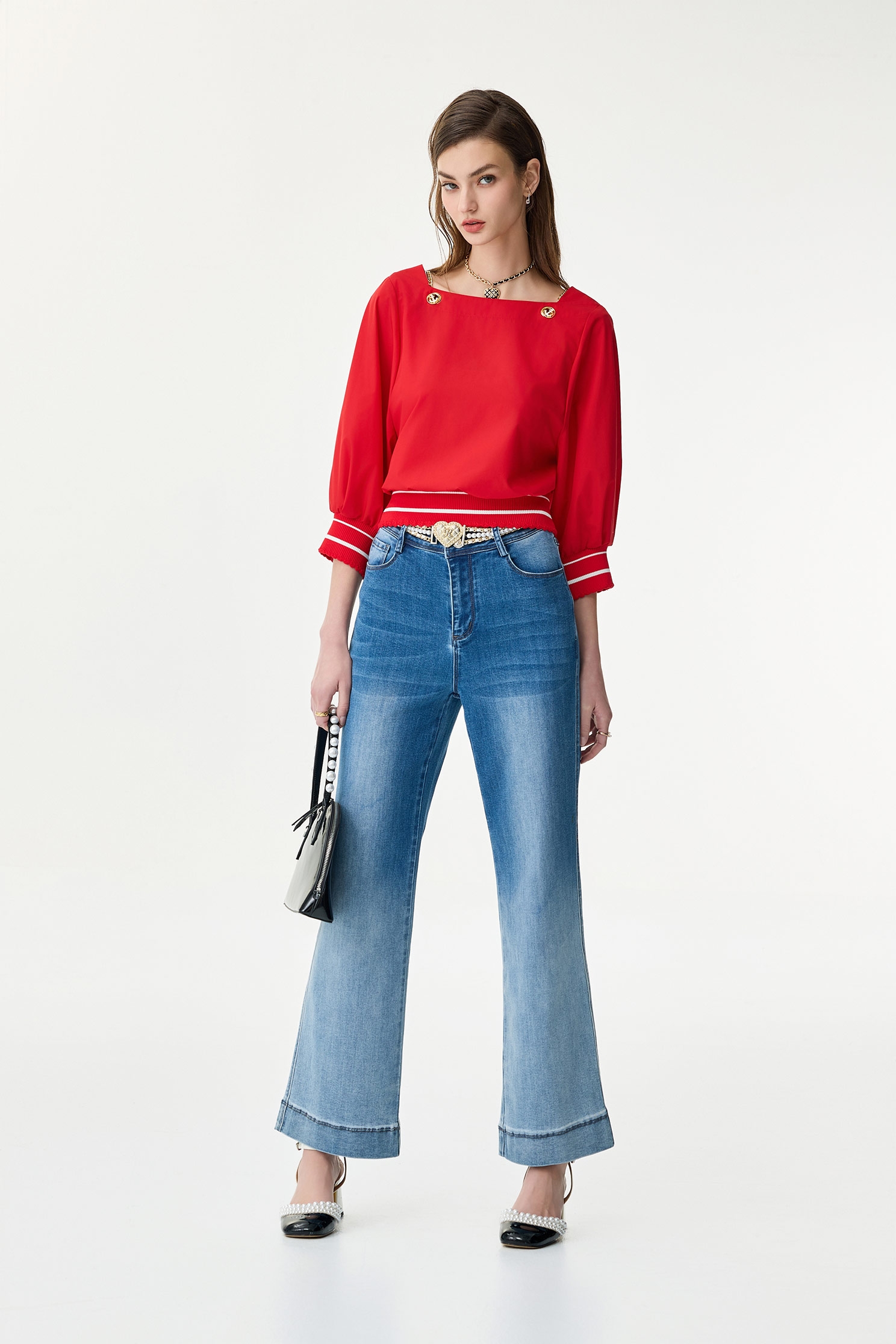 漸層淡白水洗牛仔褲漸層淡白水洗牛仔褲,丹寧,春夏穿搭,牛仔,牛仔褲,約會特輯