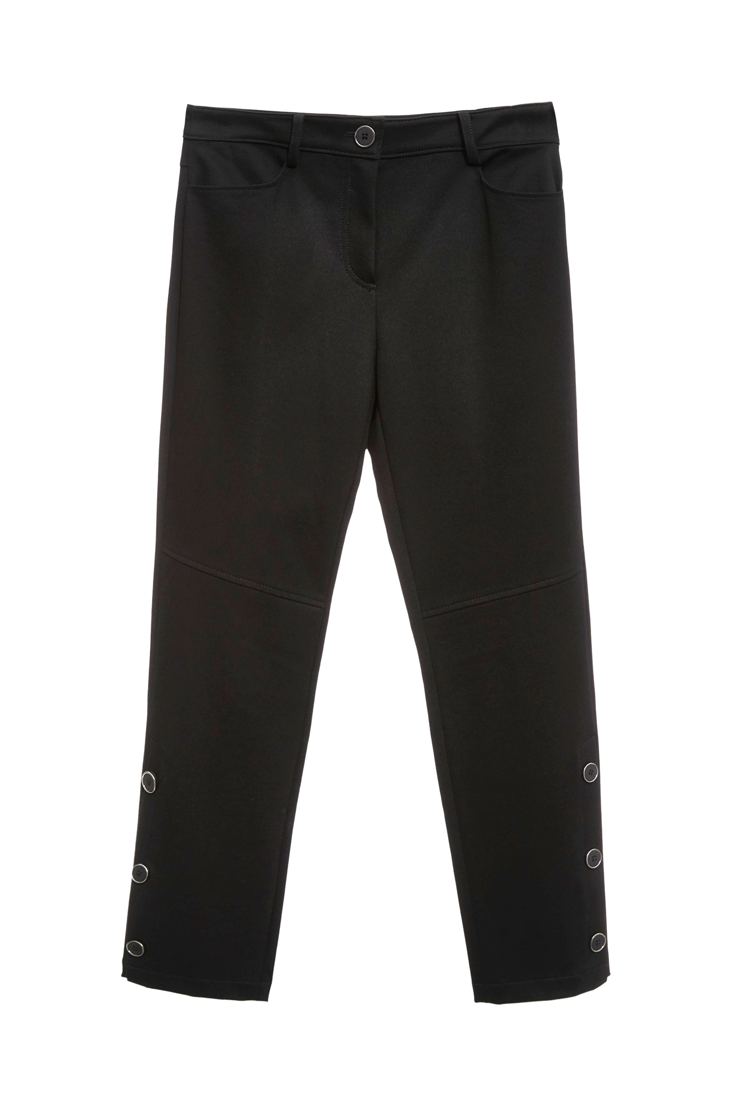 下擺裝飾開衩合身褲下擺裝飾開衩合身褲,上班OL穿搭,秋冬穿搭,窄管褲,褲子