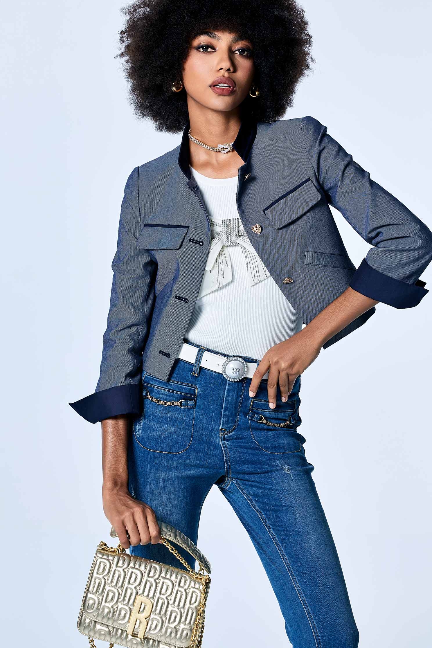 小香風鍊飾牛仔褲小香風鍊飾牛仔褲,小香風,春夏穿搭,牛仔,牛仔褲,褲子