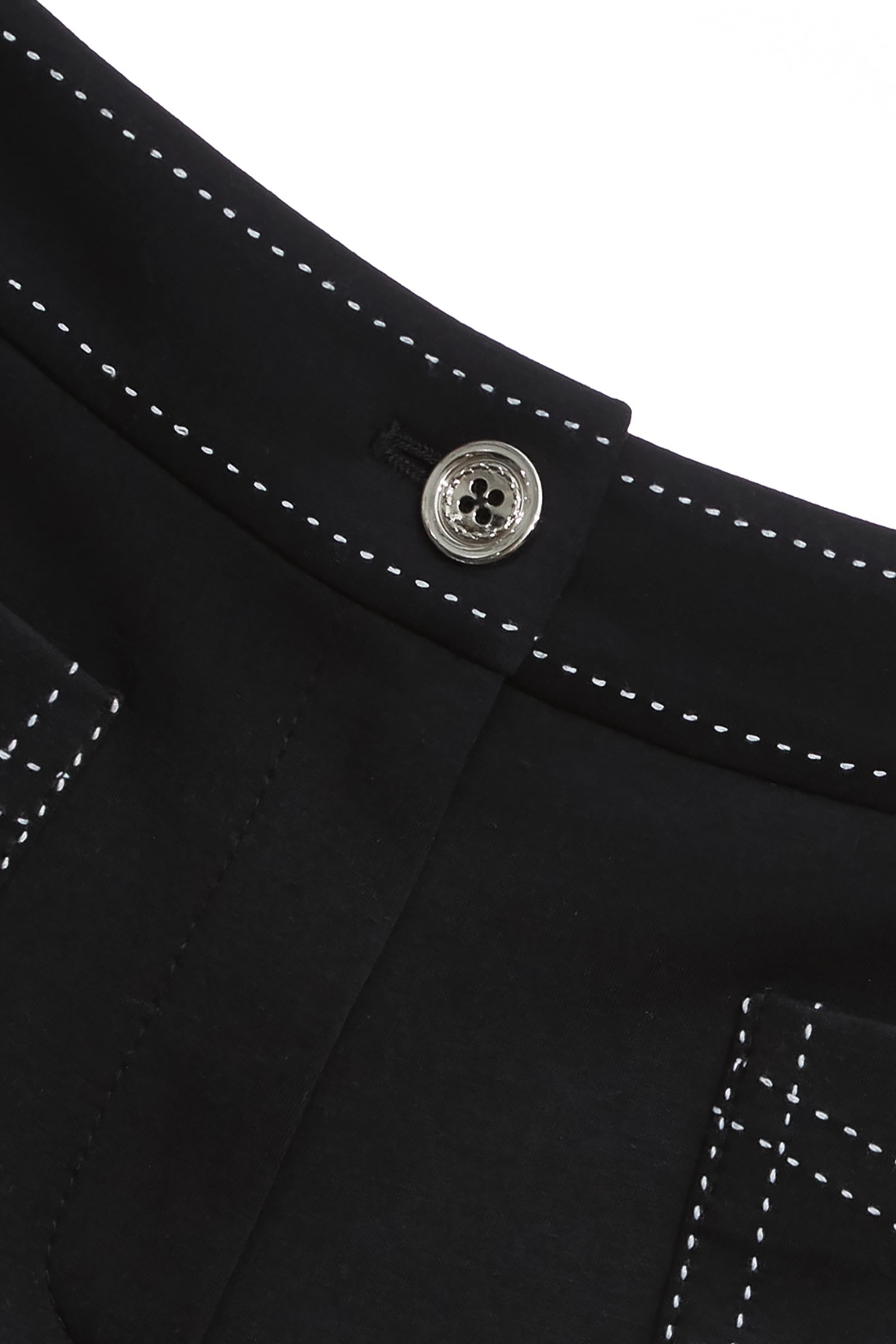 午夜藍跳線設計短褲午夜藍跳線設計短褲,春夏穿搭,時髦成套搭配,短褲