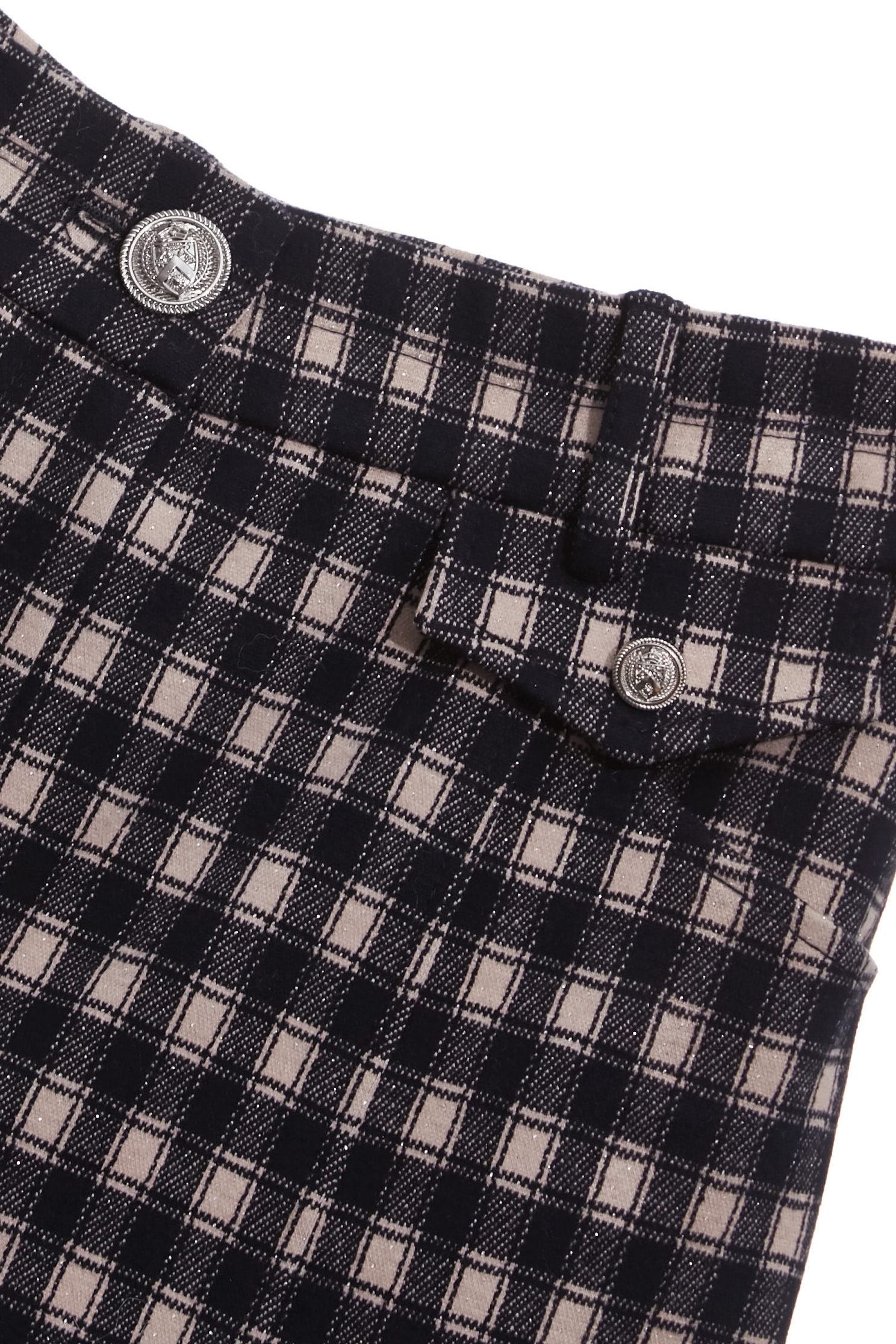 海軍藍閃光格紋短褲海軍藍閃光格紋短褲,上班OL穿搭,人氣商品,春夏穿搭,時髦成套搭配,格紋,短褲,約會特輯