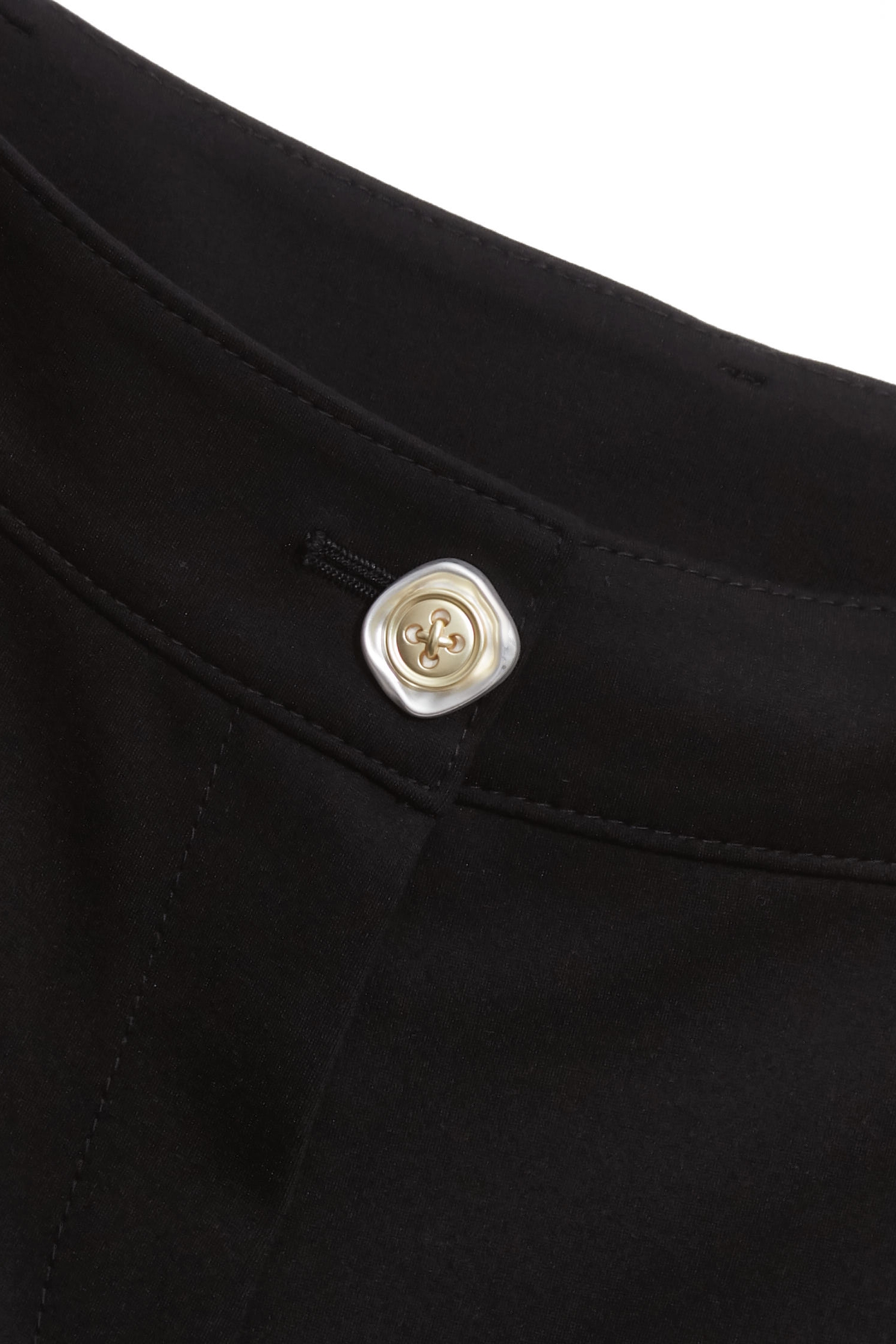 綴蕾絲直筒褲綴蕾絲直筒褲,上班OL穿搭,喇叭褲,春夏穿搭,簡約穿搭,蕾絲,褲子,黑色褲子