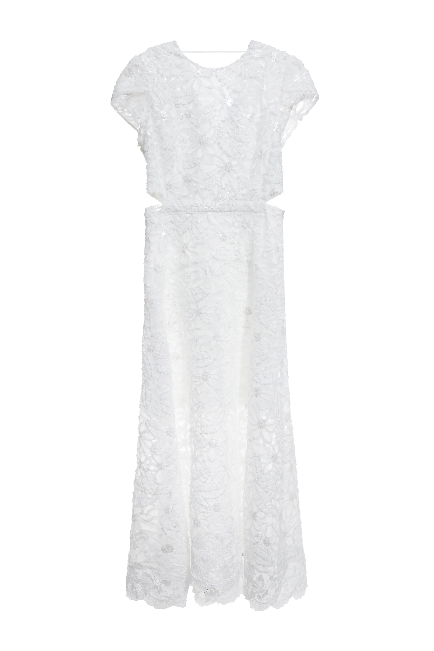 網布立體壓花奢華長洋網布立體壓花奢華長洋,一般洋裝,春夏穿搭,白色洋裝,蕾絲