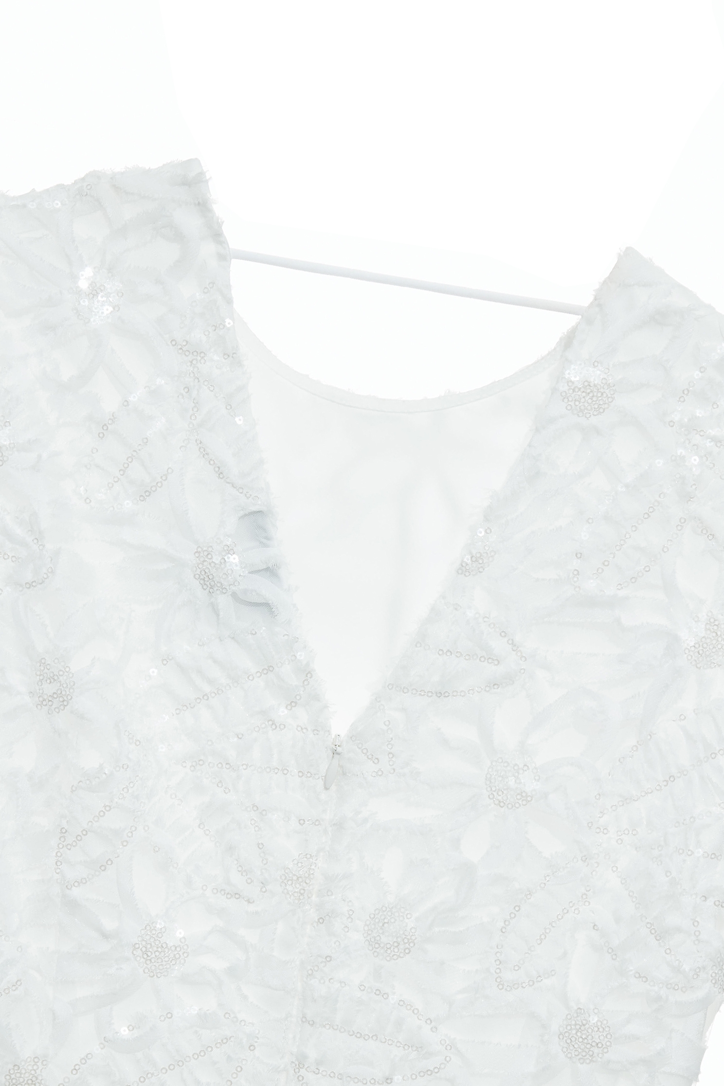 網布立體壓花奢華長洋網布立體壓花奢華長洋,一般洋裝,春夏穿搭,白色洋裝,蕾絲