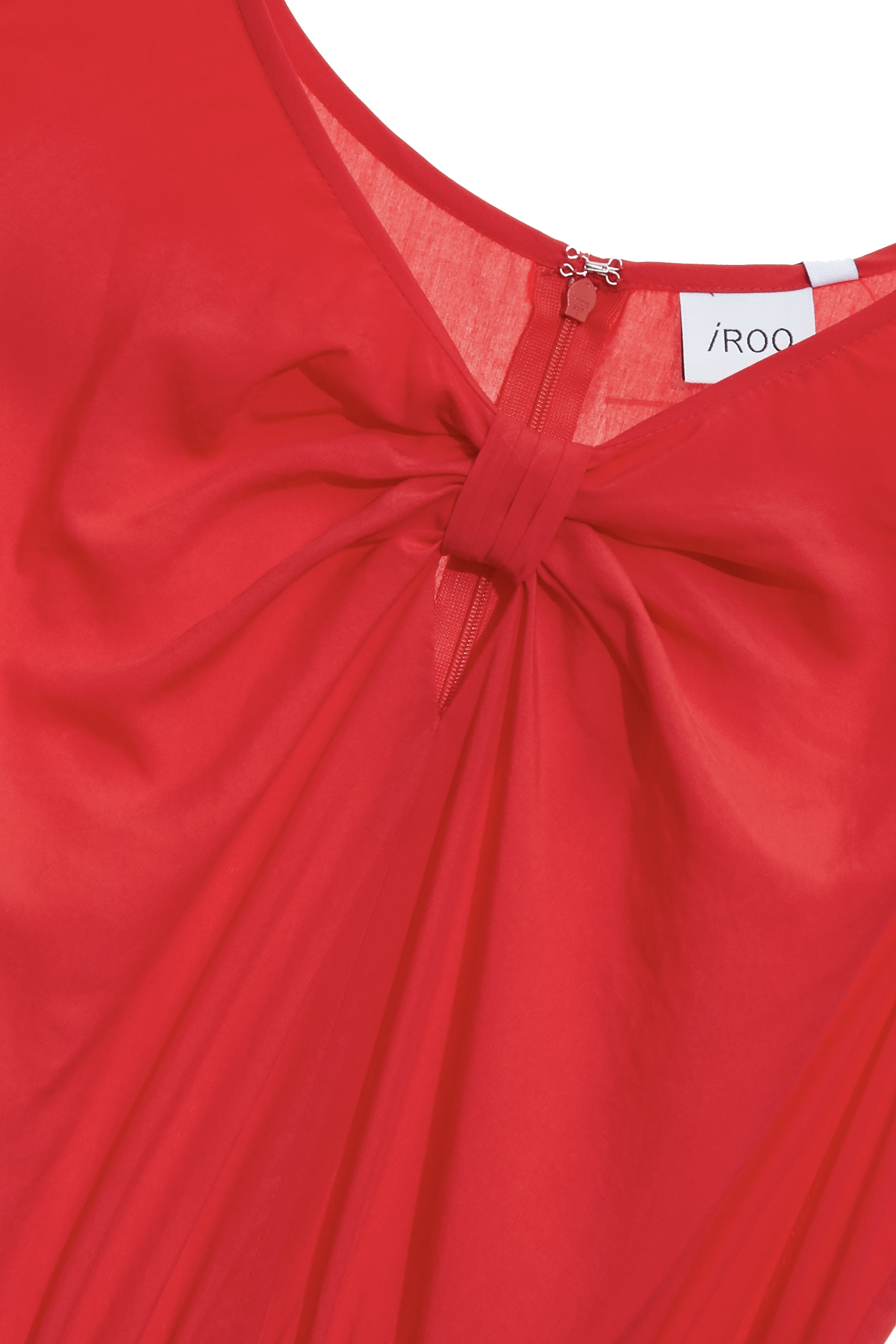 紅梅色綁結造型洋裝紅梅色綁結造型洋裝,一般洋裝,春夏穿搭