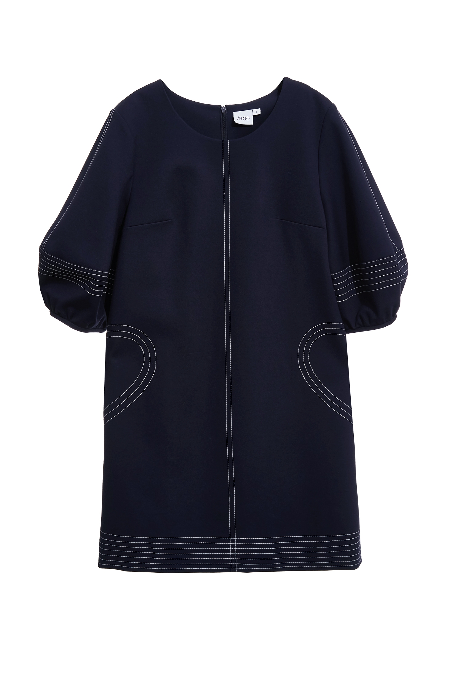 壓線愛心口袋造型洋裝壓線愛心口袋造型洋裝,一般洋裝,人氣商品,洋裝特輯,秋冬穿搭,約會特輯