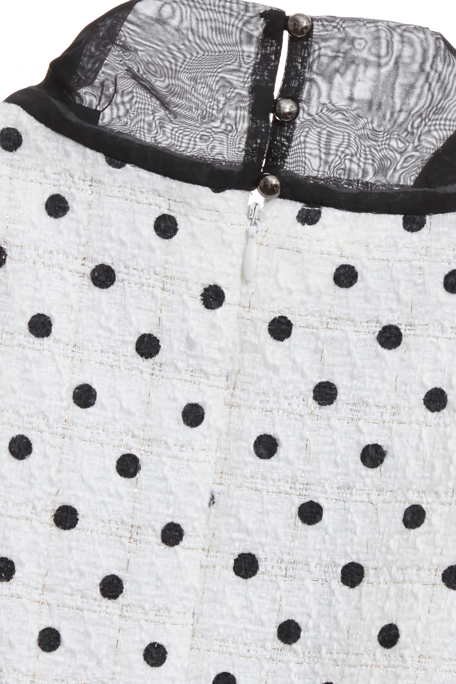 小香風波點印花短洋裝小香風波點印花短洋裝,一般洋裝,小香風,波點,秋冬穿搭