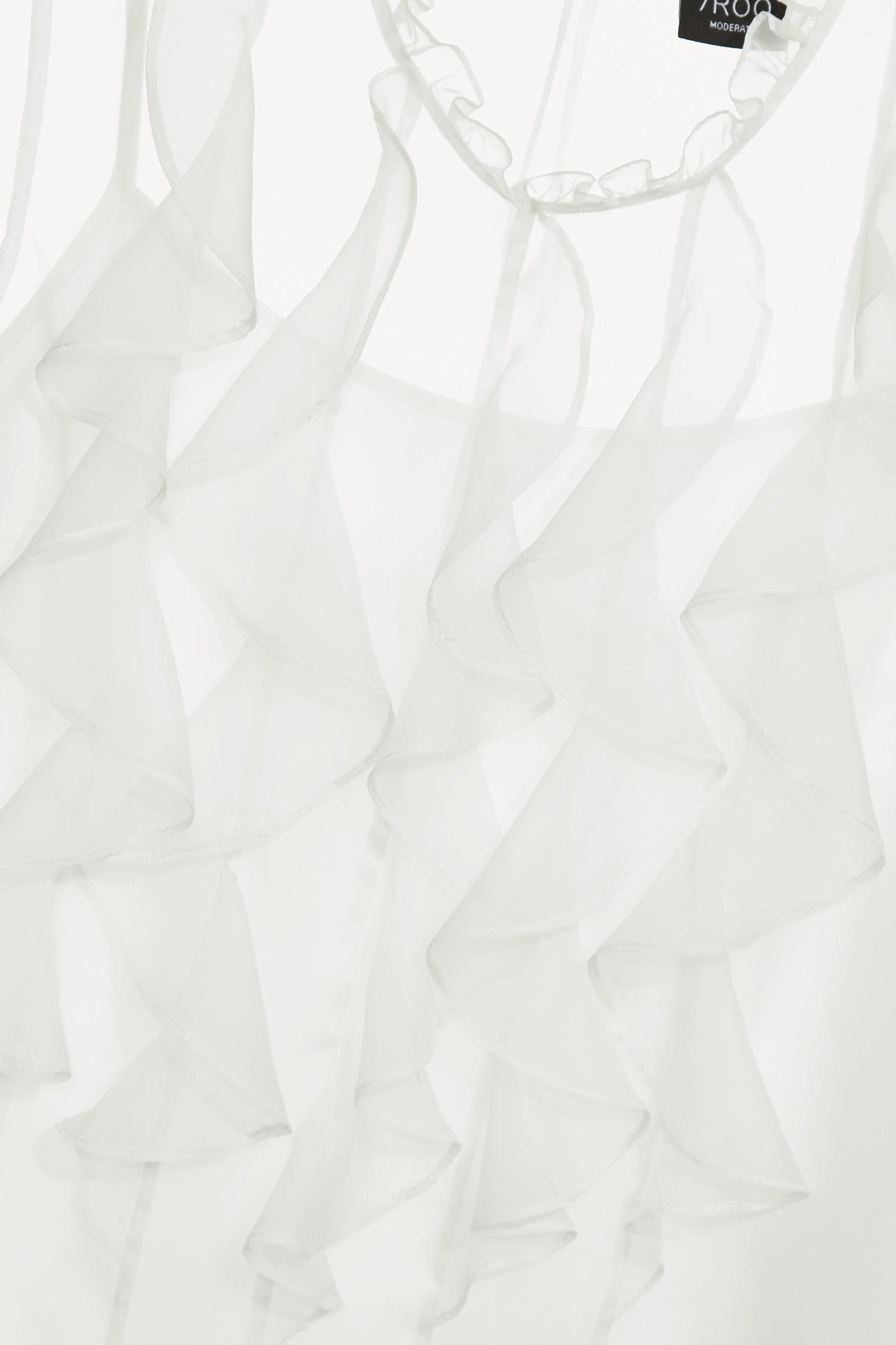 飄逸荷葉背心單品飄逸荷葉背心單品,一般背心,一般背心馬甲,內搭上衣,春夏穿搭,珍珠,白色背心,約會特輯,背心,荷葉