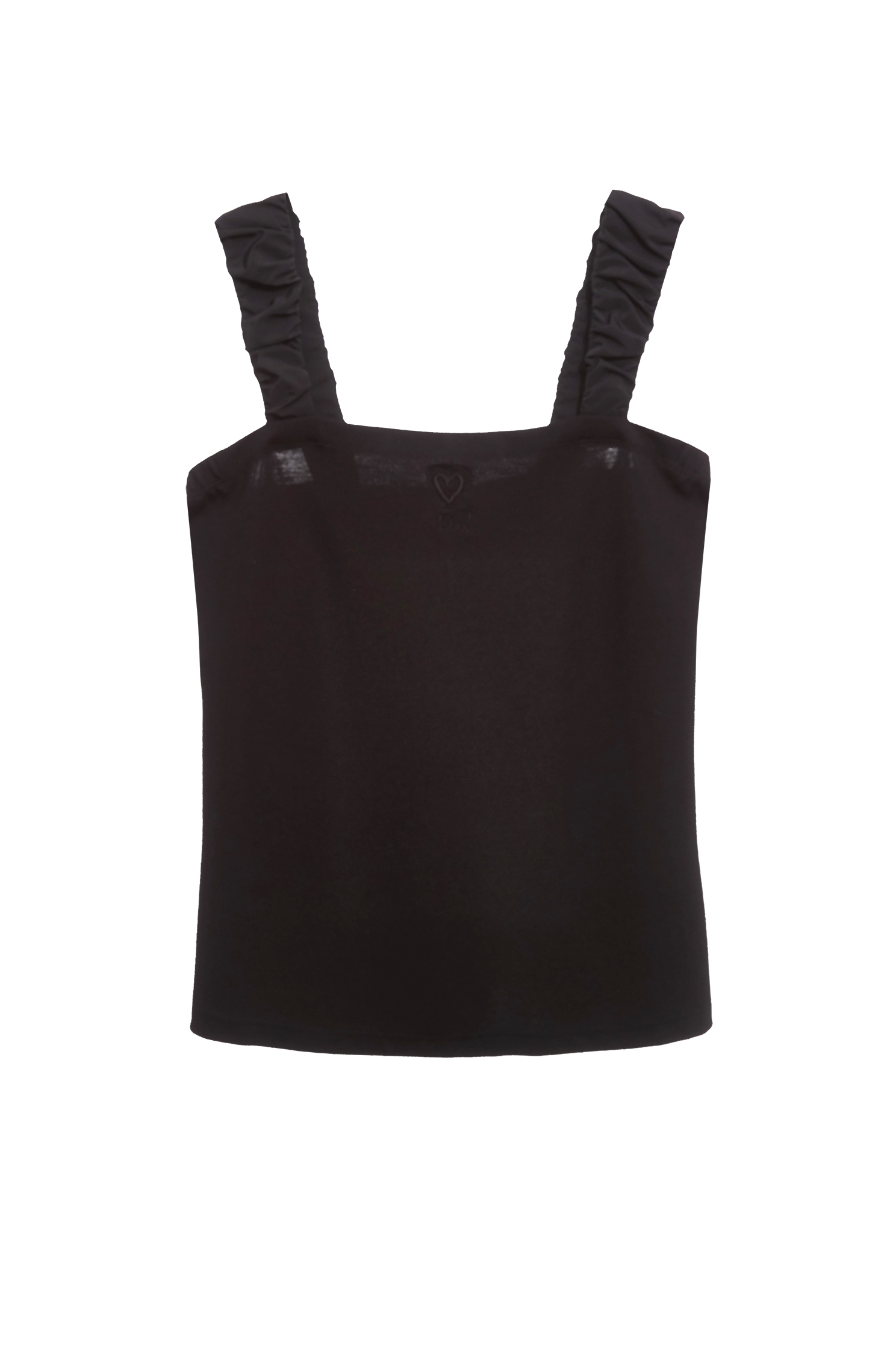 異材拼接愛心繡花背心T異材拼接愛心繡花背心T,一般背心,一般背心馬甲,秋冬穿搭,約會特輯,繡花,背心,輕奢度假,輕奢渡假