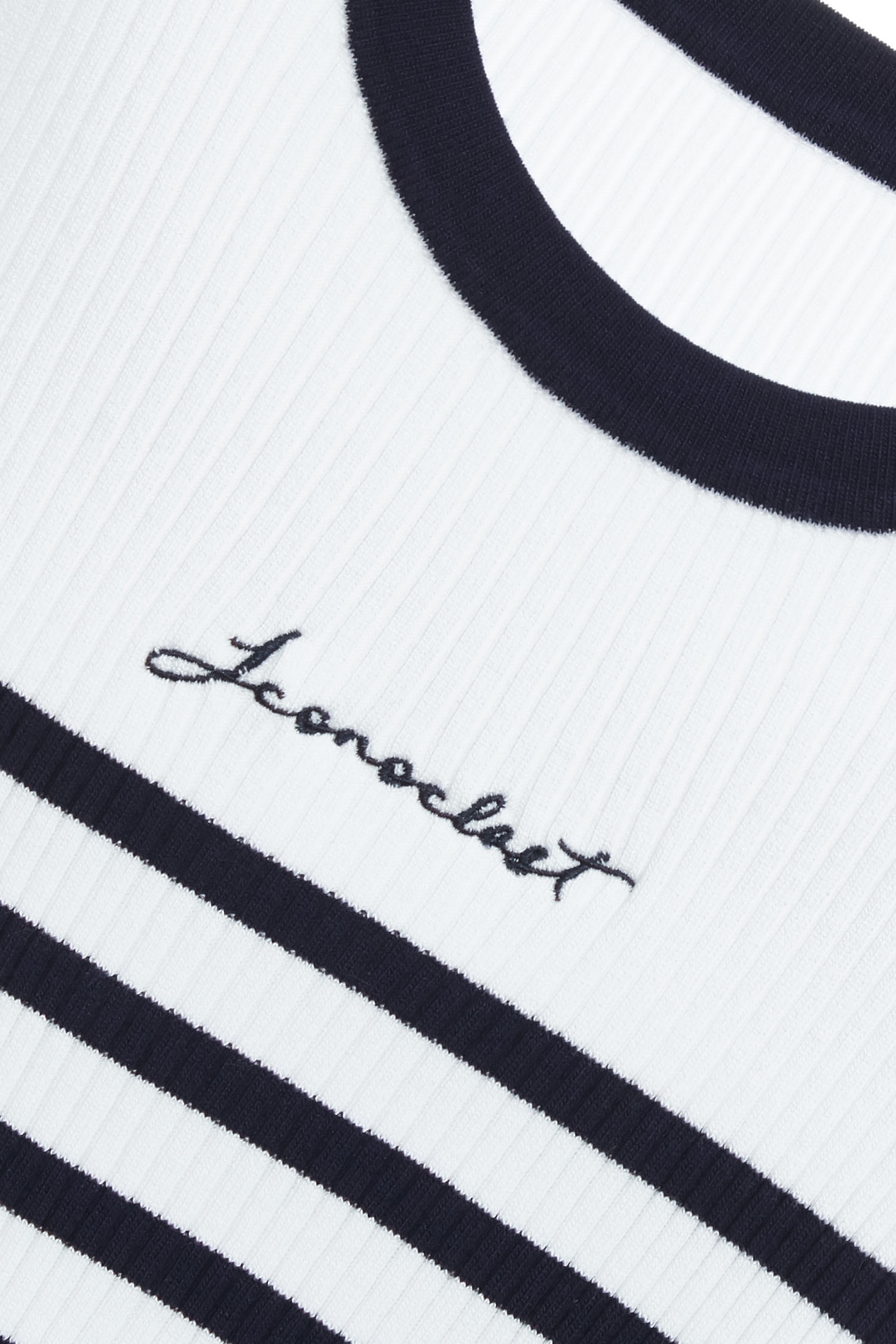 午夜藍條紋繡花針織小背心午夜藍條紋繡花針織小背心,一般背心,一般背心馬甲,春夏穿搭,條紋,白色背心,繡花,背心,針織,針織背心