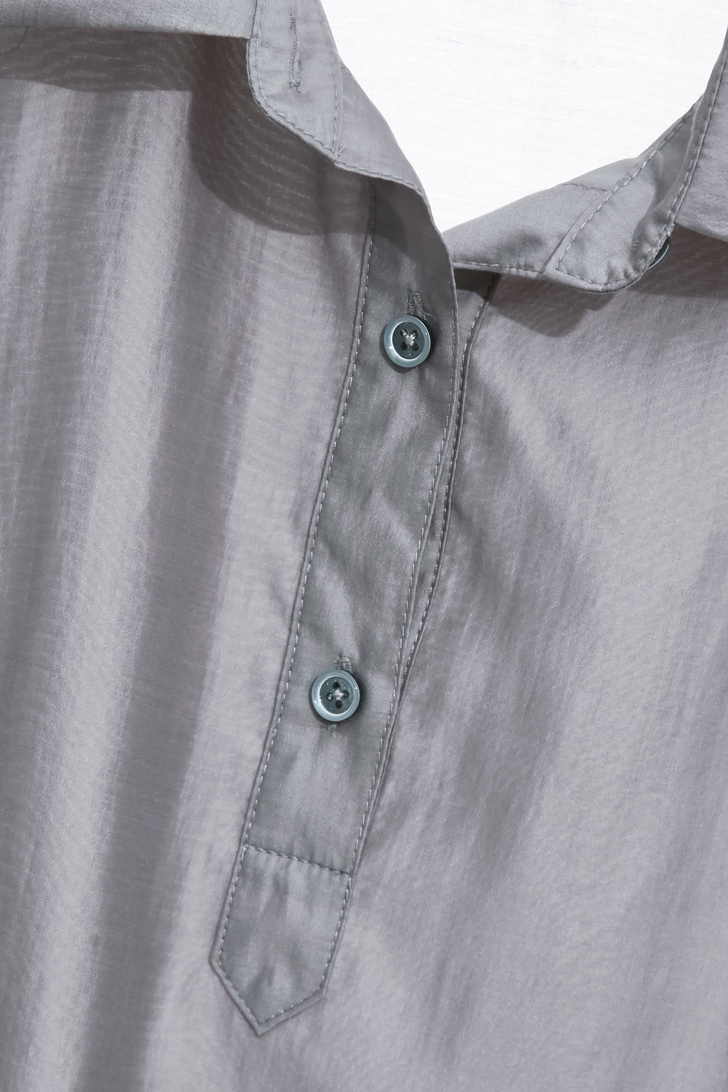 終極灰造型袖絲棉上衣終極灰造型袖絲棉上衣,上衣,春夏穿搭