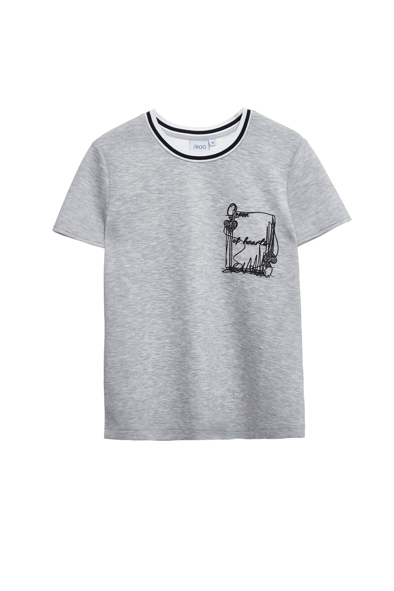 藝術口袋繡花Ｔ恤上衣藝術口袋繡花Ｔ恤上衣,上衣,春夏穿搭,繡花