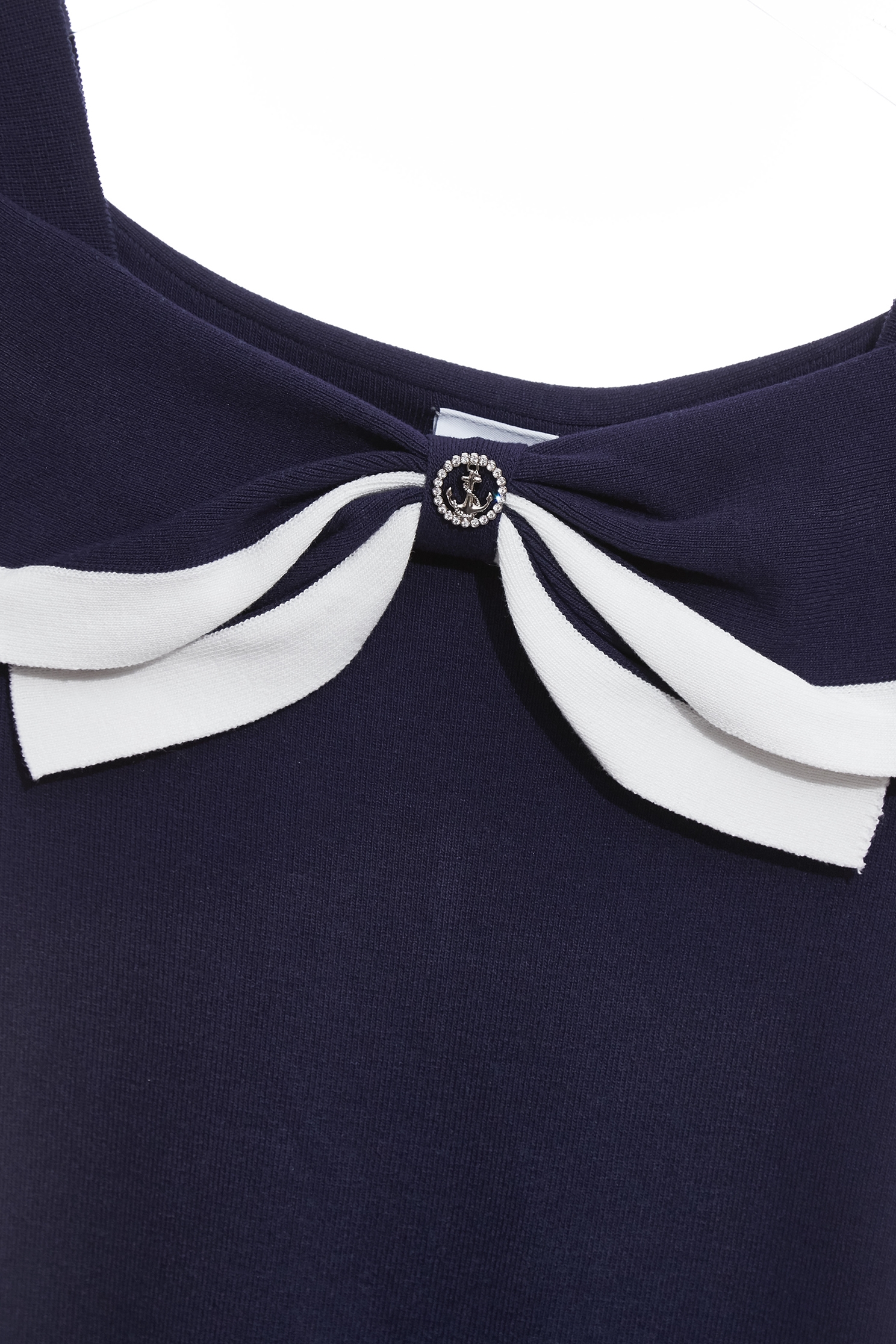 水手領元素針織上衣水手領元素針織上衣,上衣,春夏穿搭,針織,針織衫