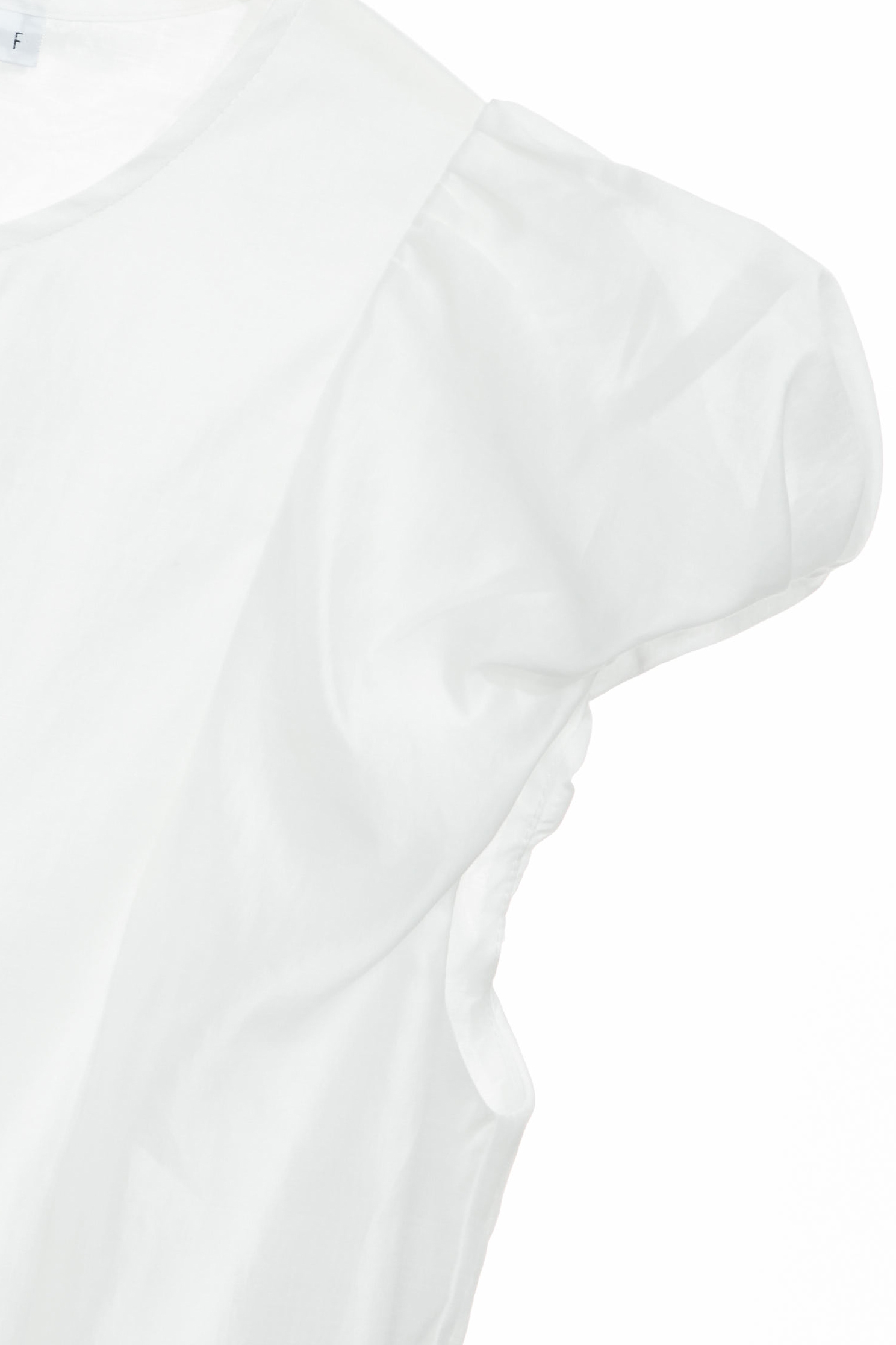 光學白造型袖絲棉上衣光學白造型袖絲棉上衣,上班OL穿搭,上衣,春夏穿搭,約會特輯