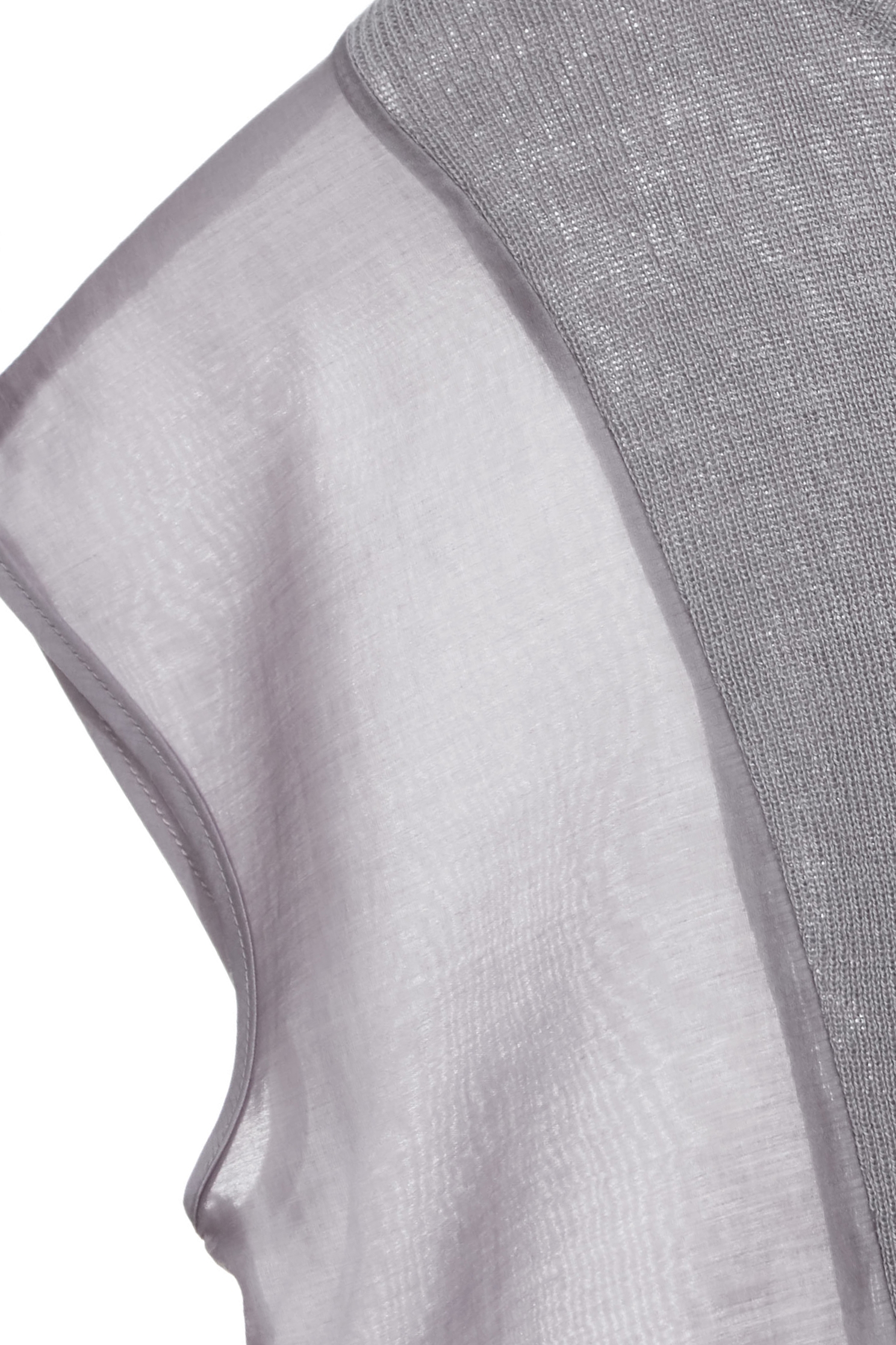 丁香灰針平織剪接單品上衣丁香灰針平織剪接單品上衣,上班OL穿搭,上衣,春夏穿搭,輕奢度假,輕奢渡假,針織