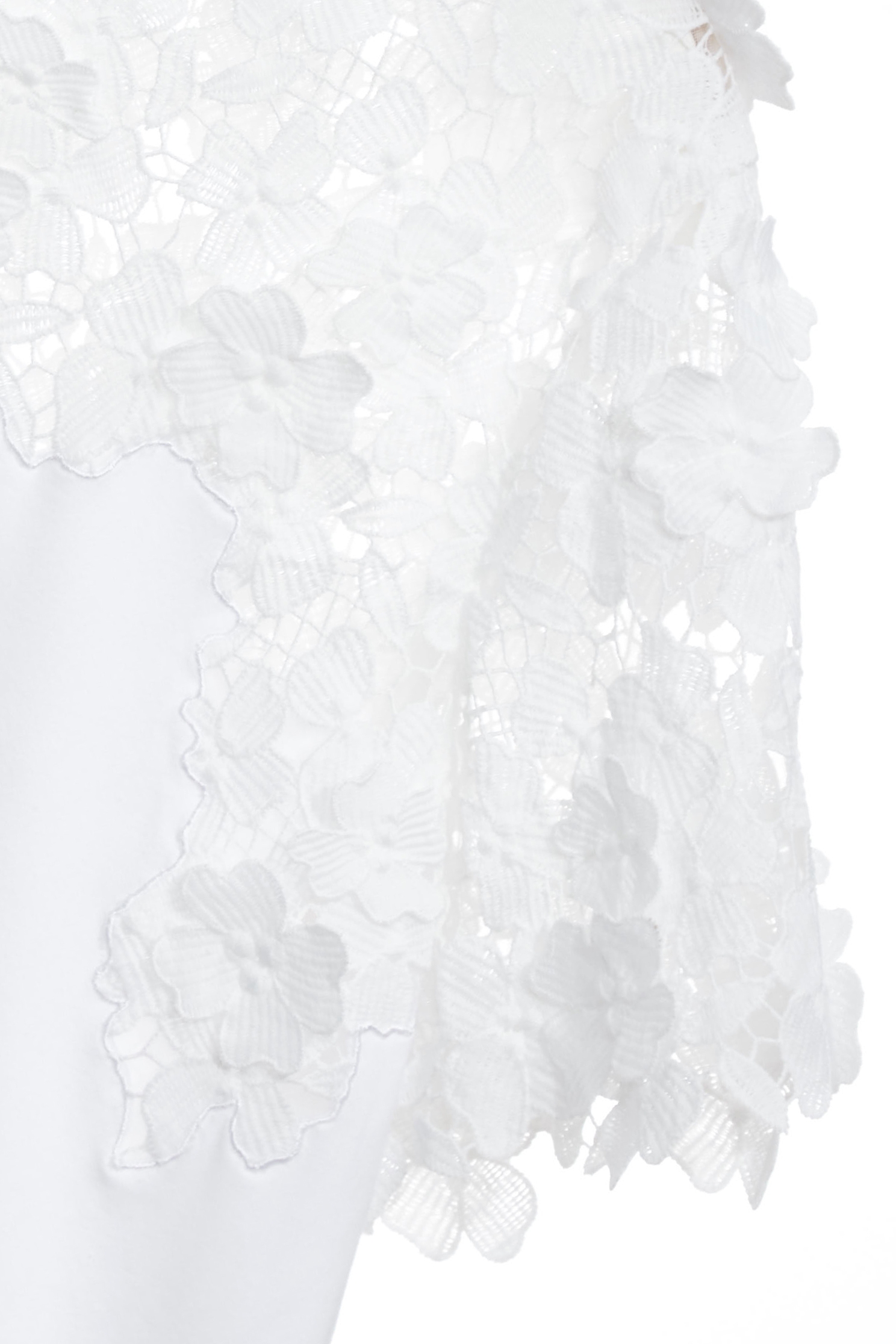 立體花蕾絲質感T立體花蕾絲質感T,上衣,人氣商品,春夏穿搭,約會特輯,繡花,花花世界,蕾絲