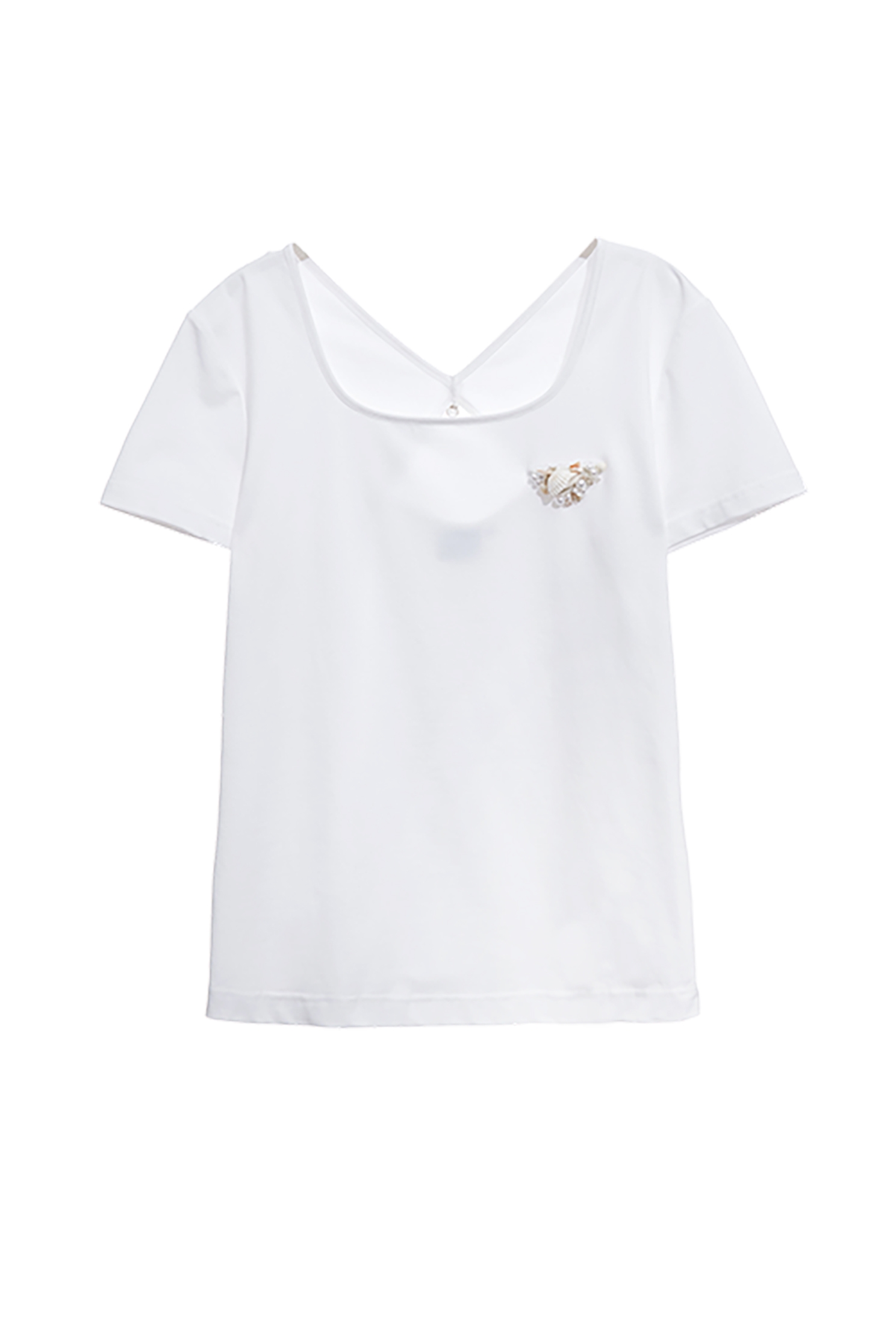 簍空洞造型背T恤上衣簍空洞造型背T恤上衣,T恤,上衣,春夏穿搭,約會特輯,純棉,輕奢度假,輕奢渡假