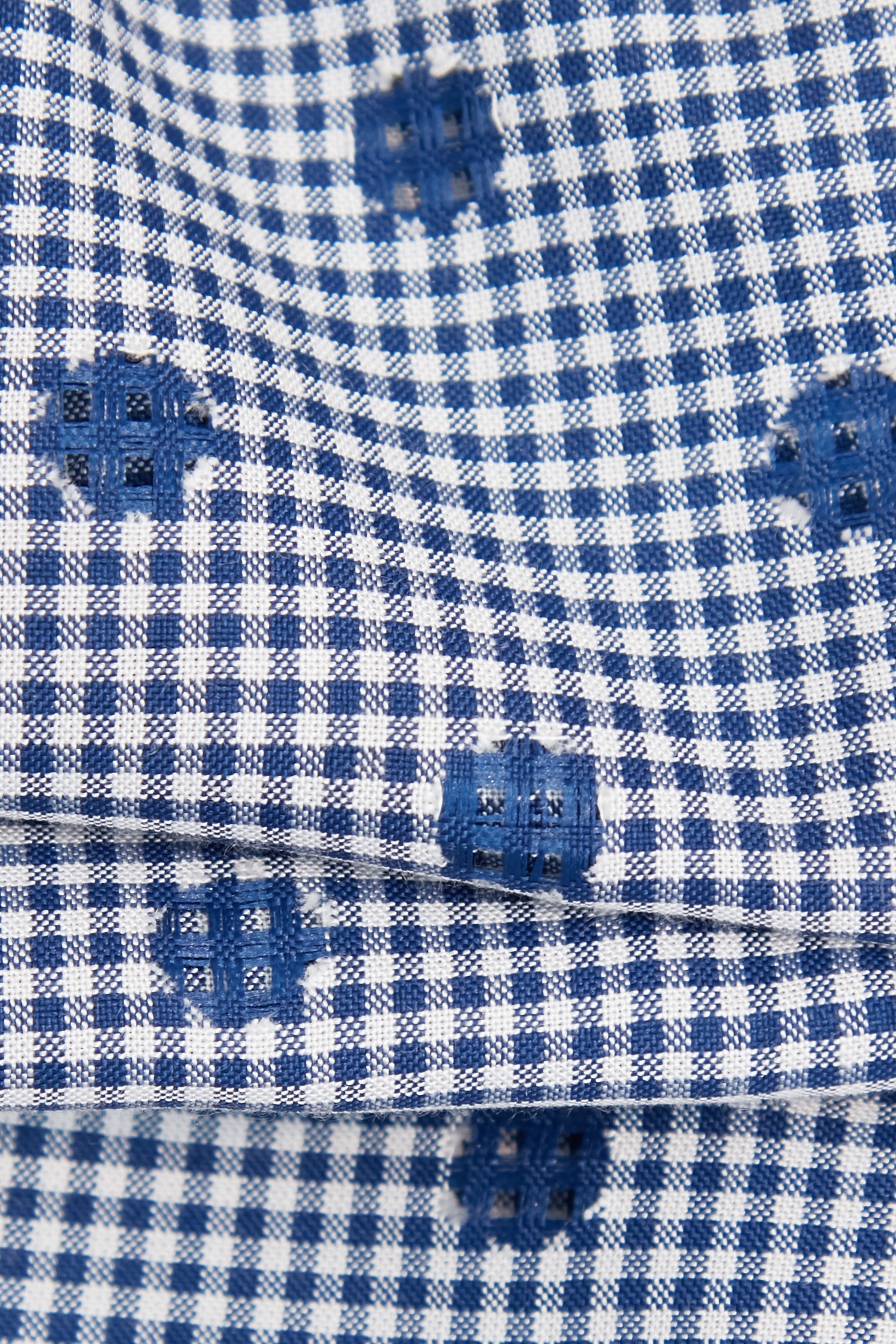 水手藍簍空點點上衣水手藍簍空點點上衣,上班OL穿搭,上衣,時髦成套搭配,格紋,波點,秋冬穿搭,蕾絲