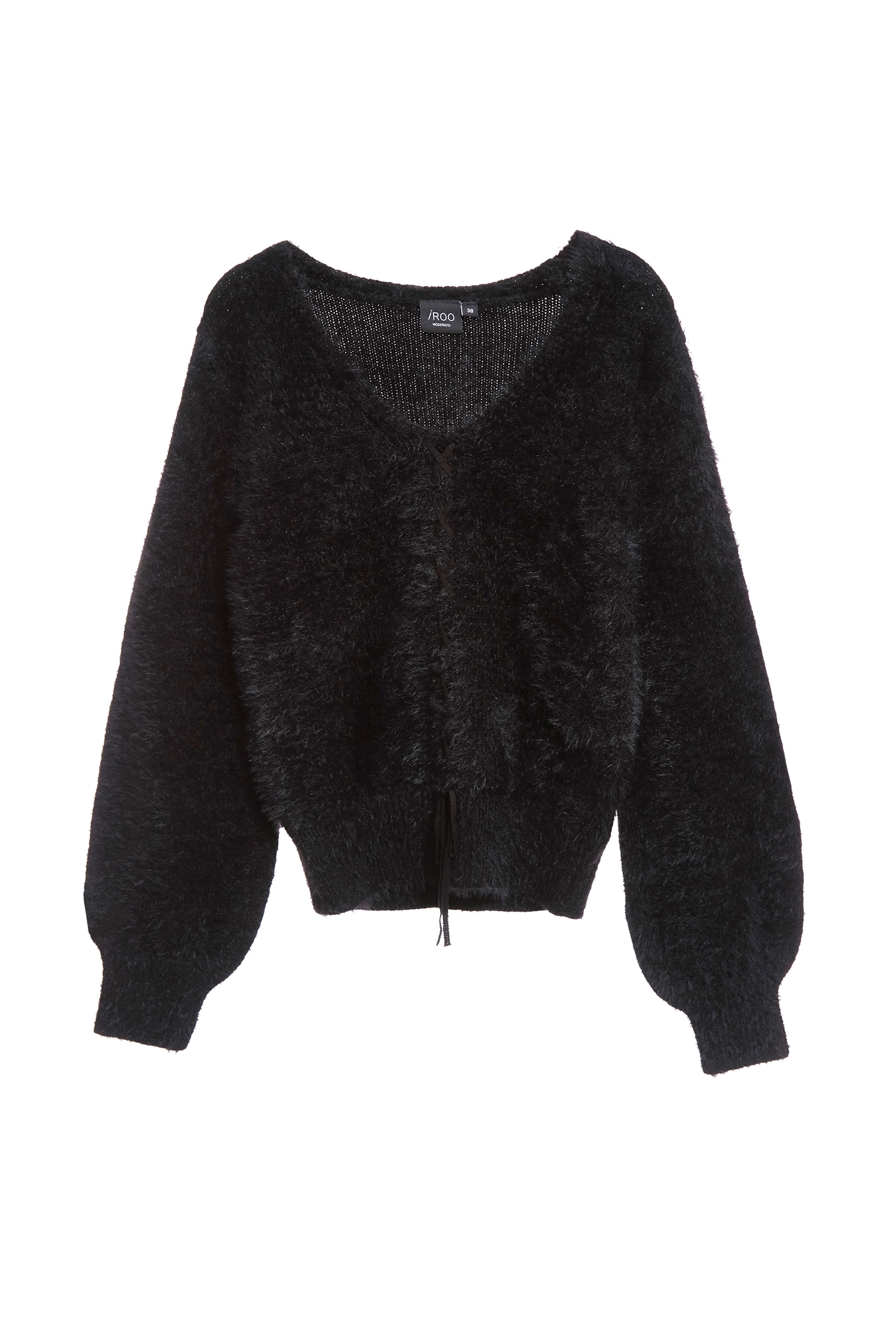 交叉綁帶造型針織上衣交叉綁帶造型針織上衣,V領上衣,上班OL穿搭,上衣,秋冬穿搭,約會特輯,針織,針織上衣,針織衫