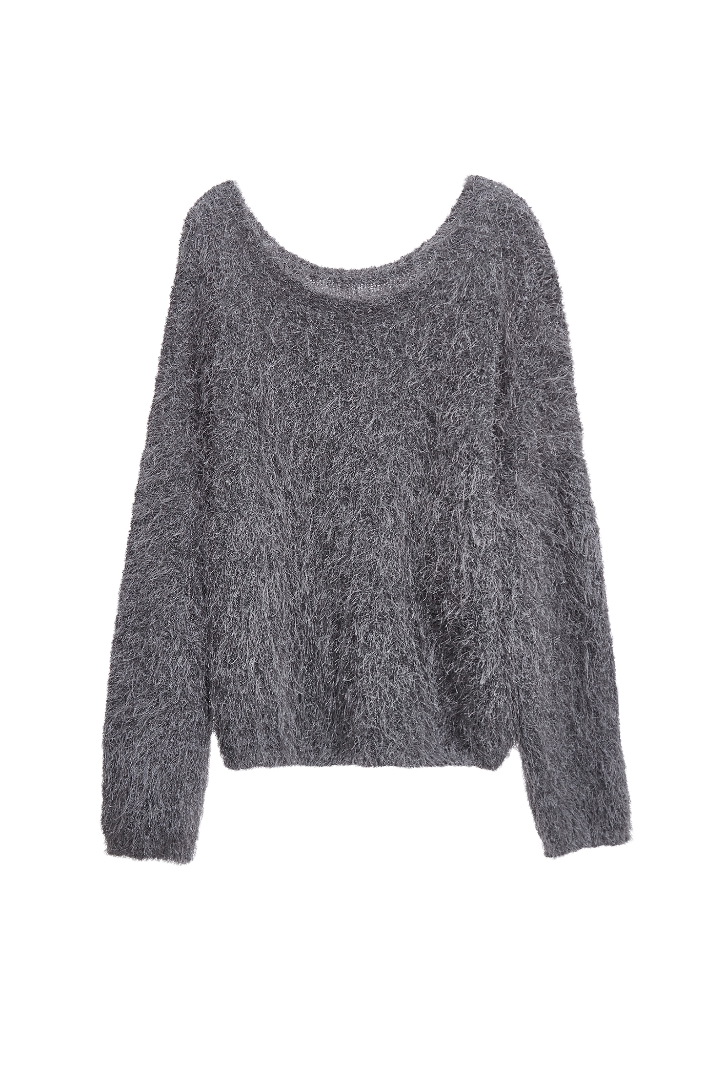 光澤感安靜灰睫毛針織上衣光澤感安靜灰睫毛針織上衣,上衣,派對特輯,秋冬穿搭,簡約穿搭,約會特輯,針織,針織上衣,針織衫