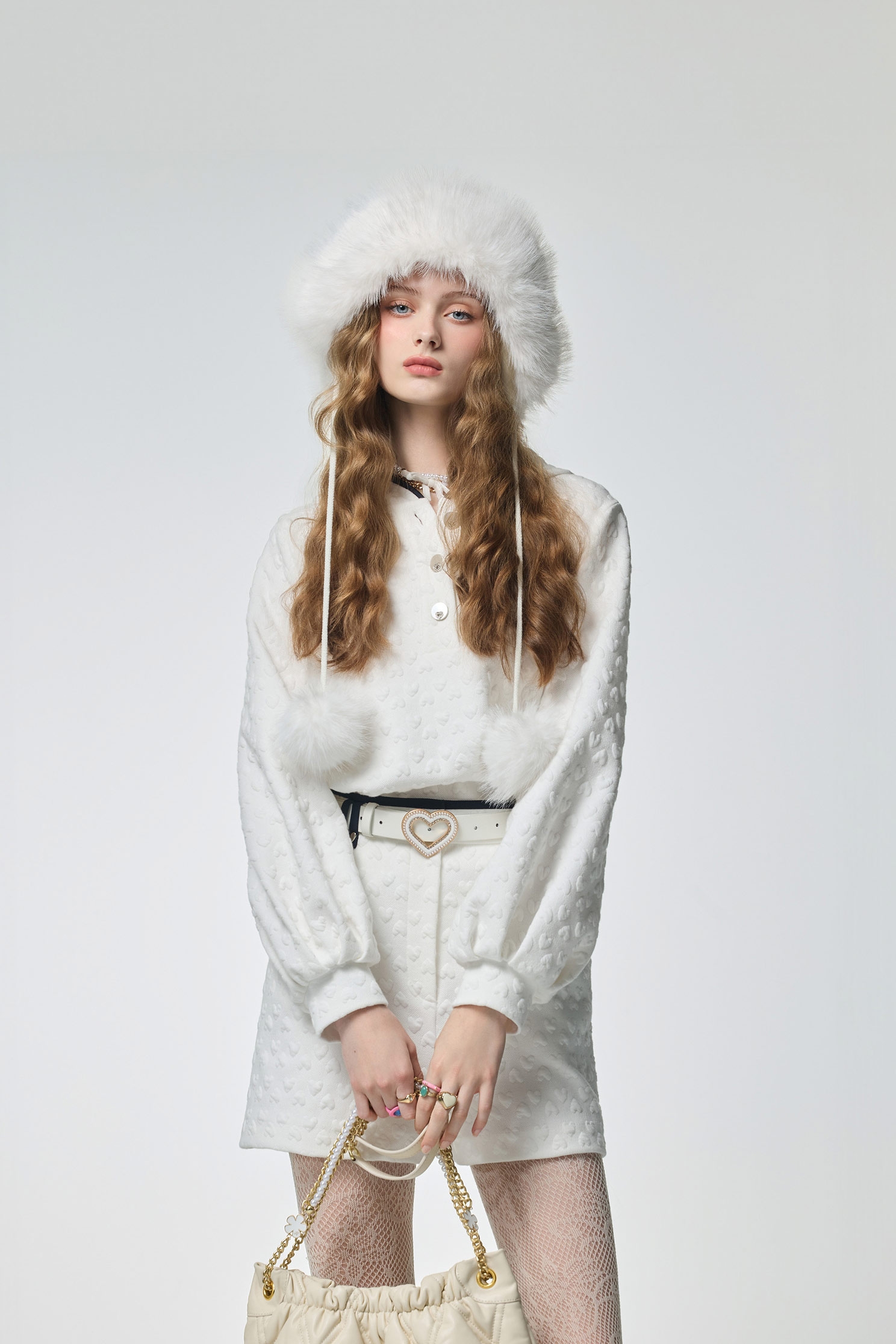 立體愛心紋連帽上衣立體愛心紋連帽上衣,上衣,人氣商品,小香風,帽T,時髦成套搭配,秋冬穿搭,約會特輯