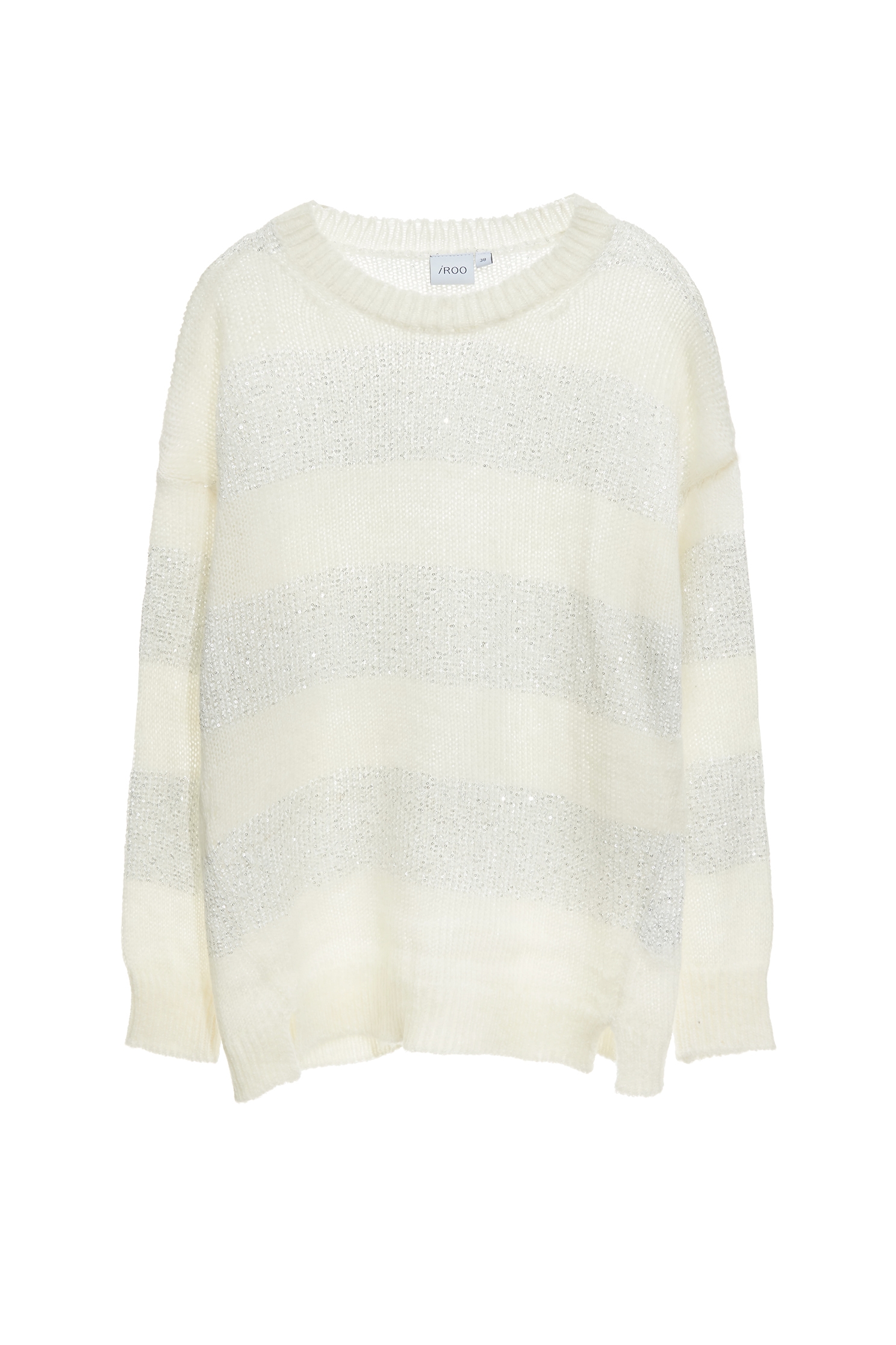 光澤感睫毛針織上衣光澤感睫毛針織上衣,上衣,人氣商品,條紋,秋冬穿搭,約會特輯,針織,針織上衣,針織衫