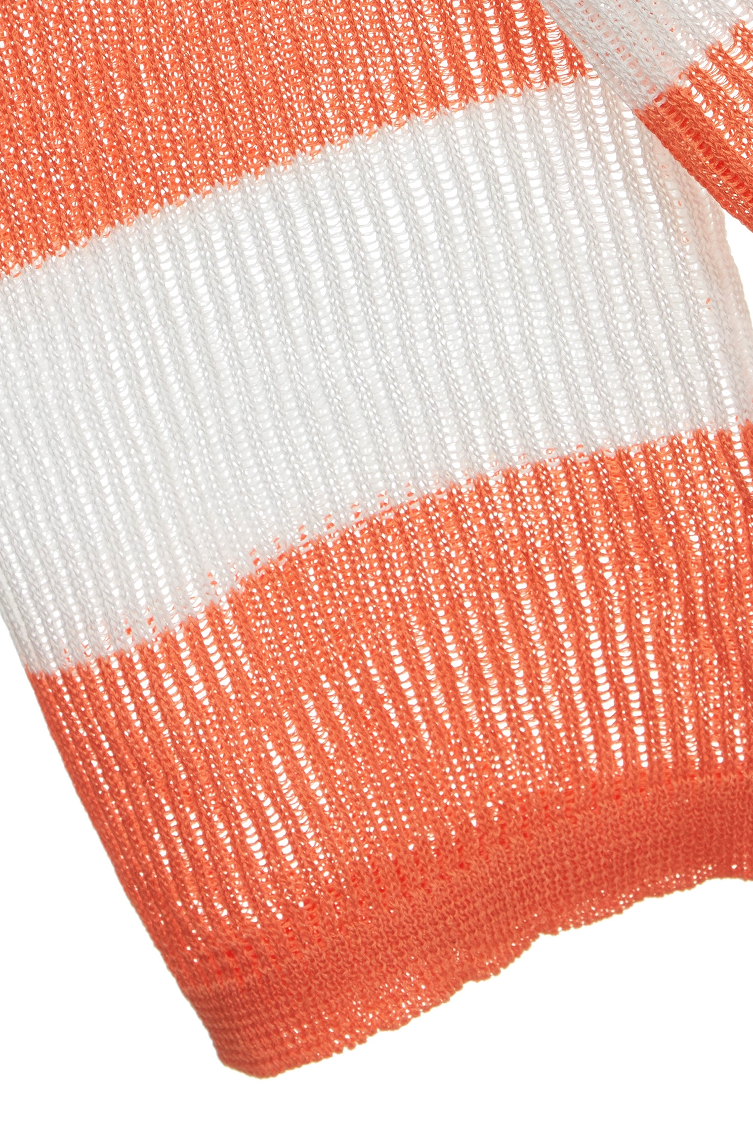 溫暖琥珀色配條針織溫暖琥珀色配條針織,上衣,春夏穿搭,條紋,透膚上衣,針織,針織上衣,針織衫