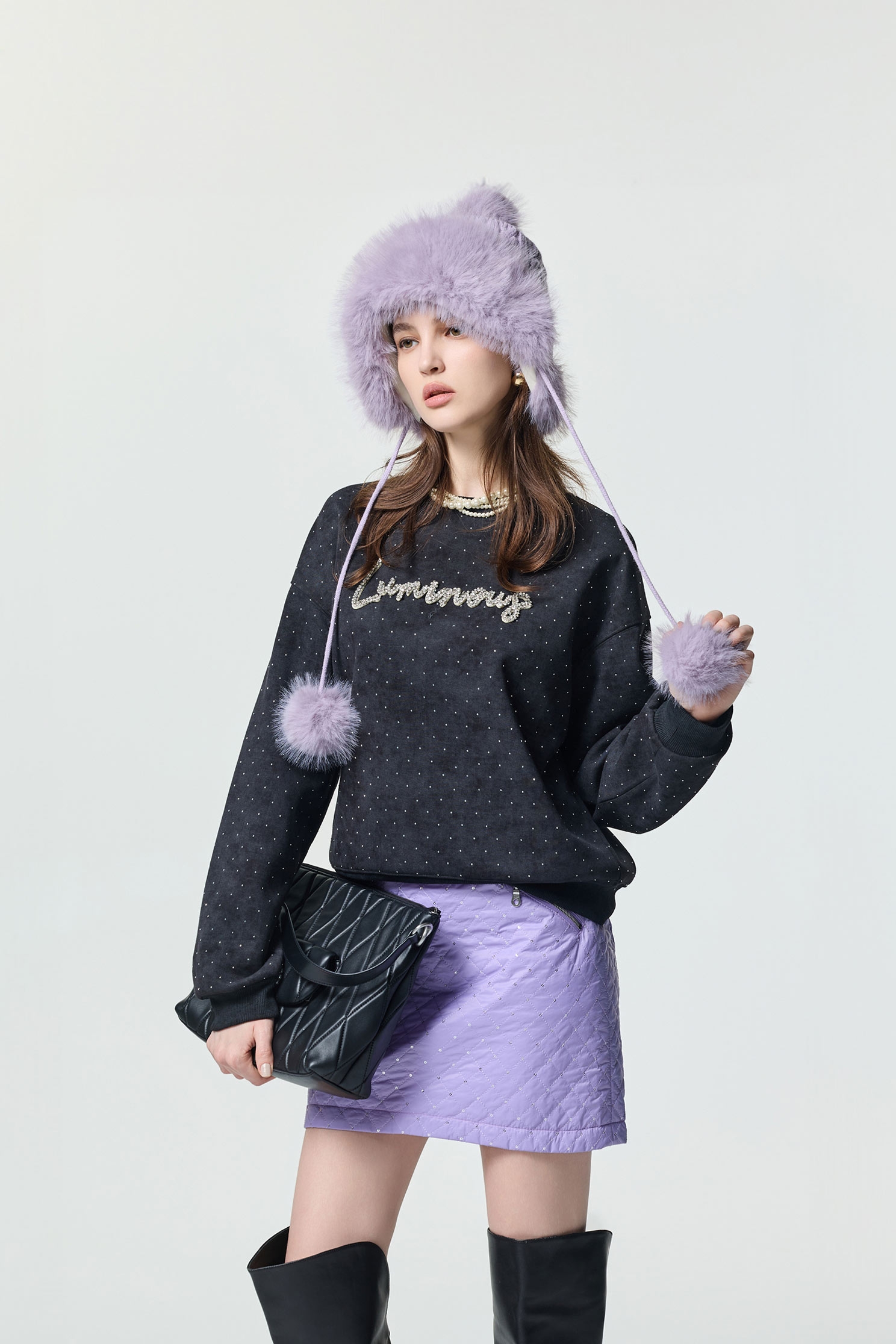 仿舊洗水閃光衛衣仿舊洗水閃光衛衣,上衣,秋冬穿搭,簡約穿搭,衛衣